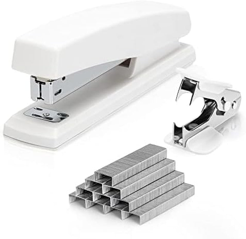 Desktop Office Stapler - 25 Sheet Capacity, Includes 1000 Staples, Staple Remover, Green