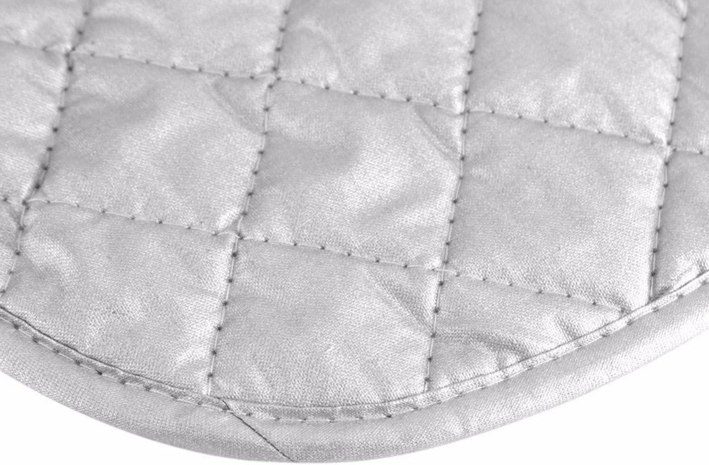 Magnetic Ironing Mat Blanket,Iron Board Alternative Cover/Quilted Washer Dryer Heat Resistant Pad/Portable Cover/Mat Grey 33"X 18"