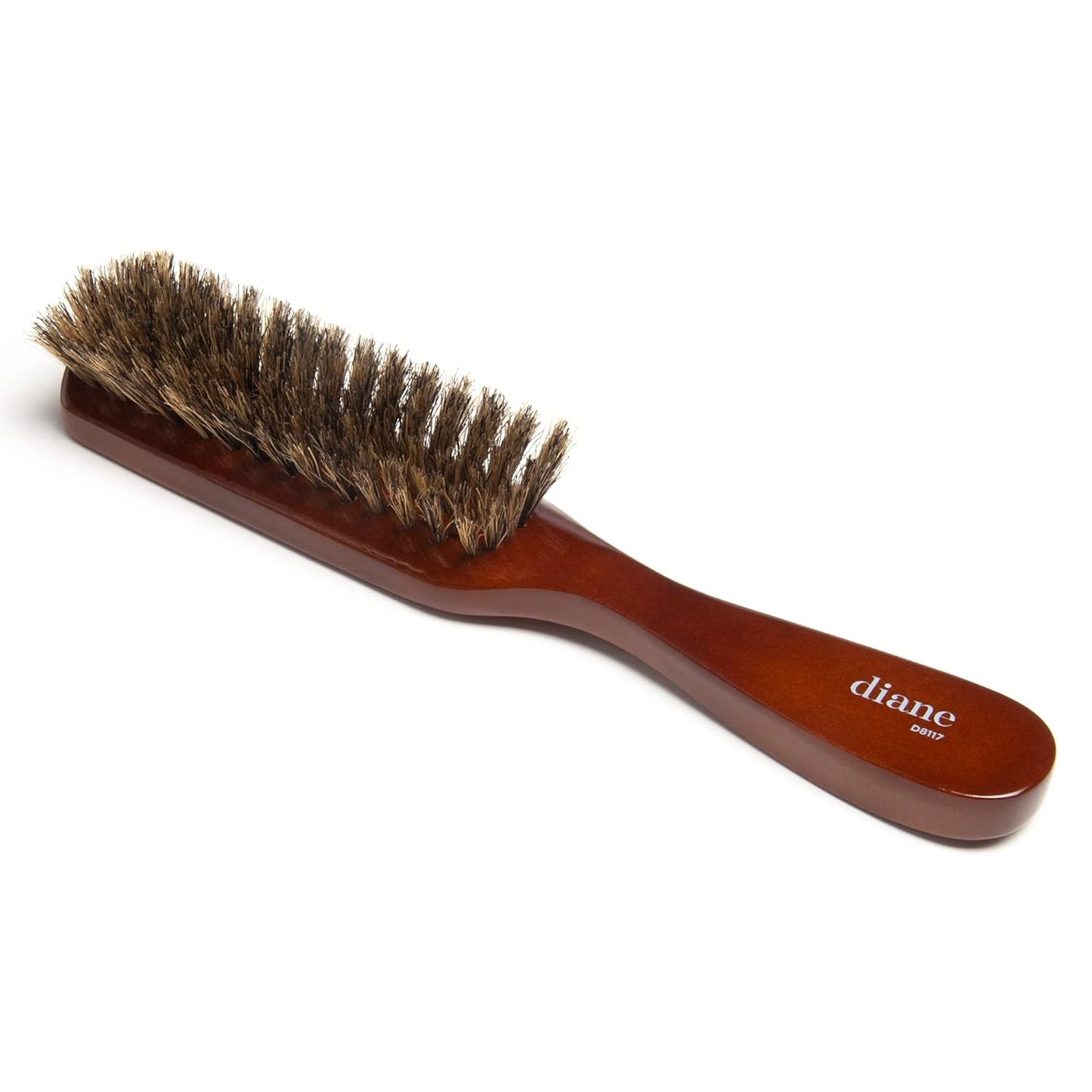 Premium 100% Boar Bristle 2-Sided Club Brush for Men and Barbers, Medium and Firm Bristles for Thick Coarse Hair, Detangling, Smoothing