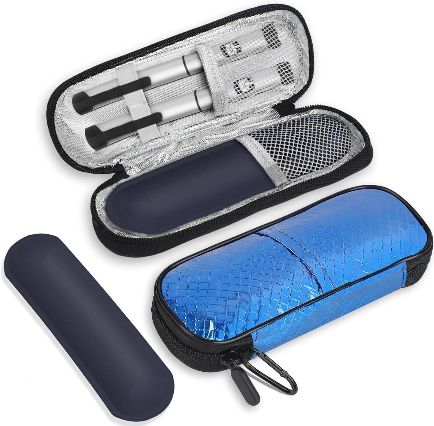 Insulin Cooler Travel Case with 2 Reusable Ice Packs for Insulin Pen Portable Medical Cooler Bag for Diabetes and Other Diabetic Supplies for the Daily Life and Trip