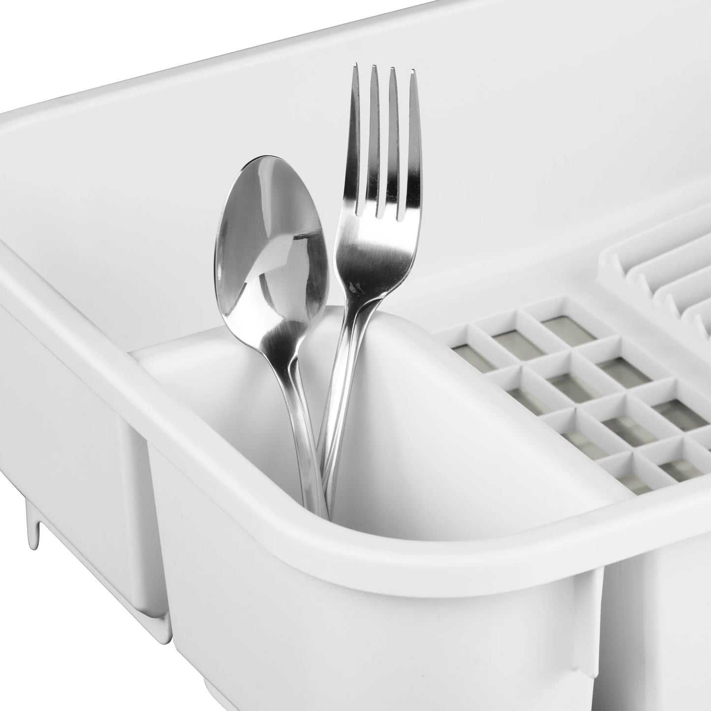 Sink Set, Space-Efficient, Self-Draining with Retractable Spout, White