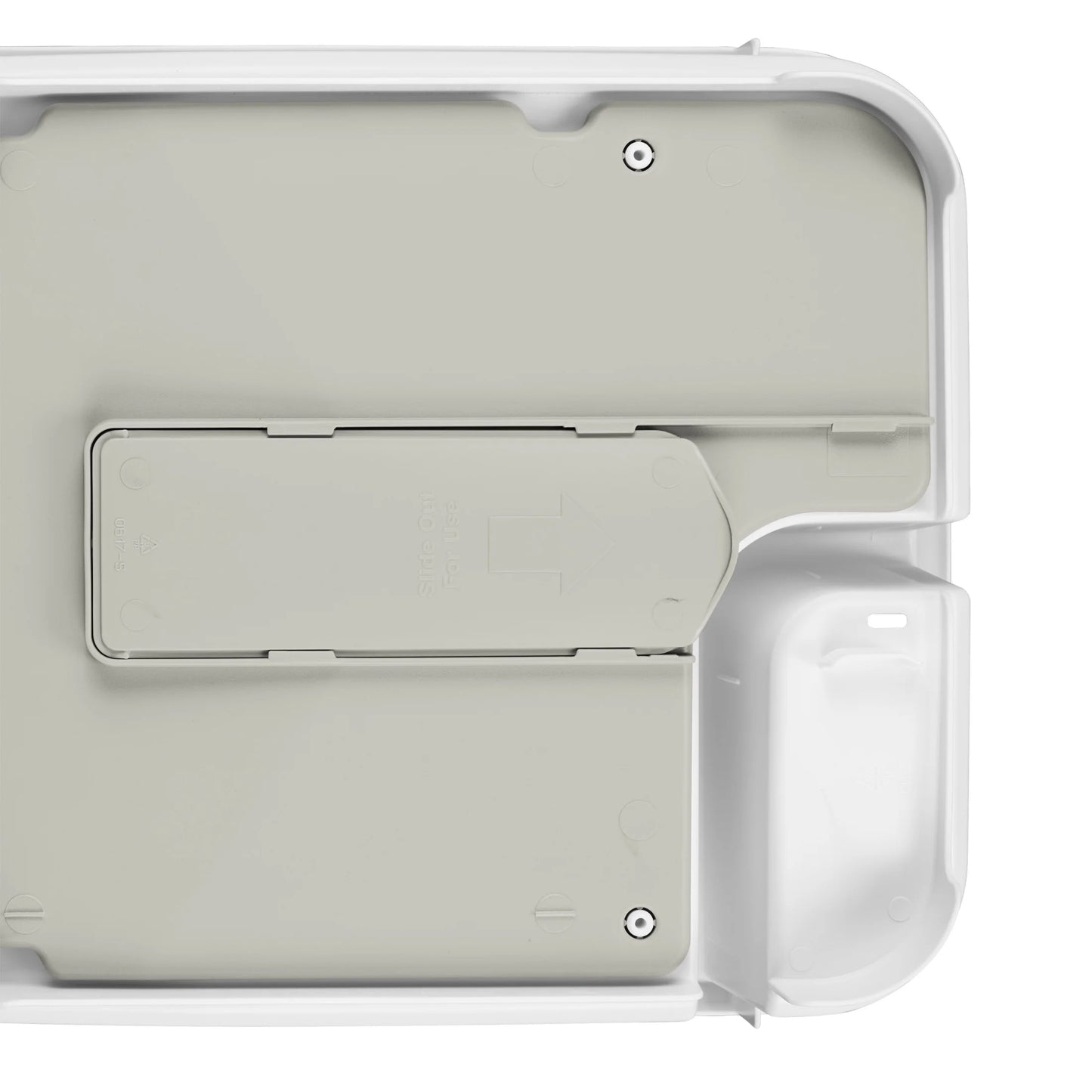Sink Set, Space-Efficient, Self-Draining with Retractable Spout, White