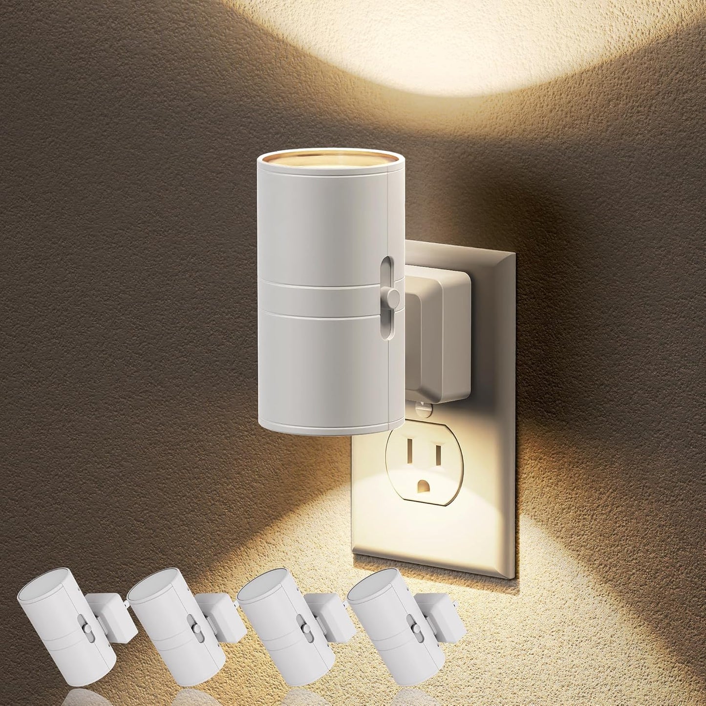 Color-Changing Plug-In Night Light with Auto Sensor