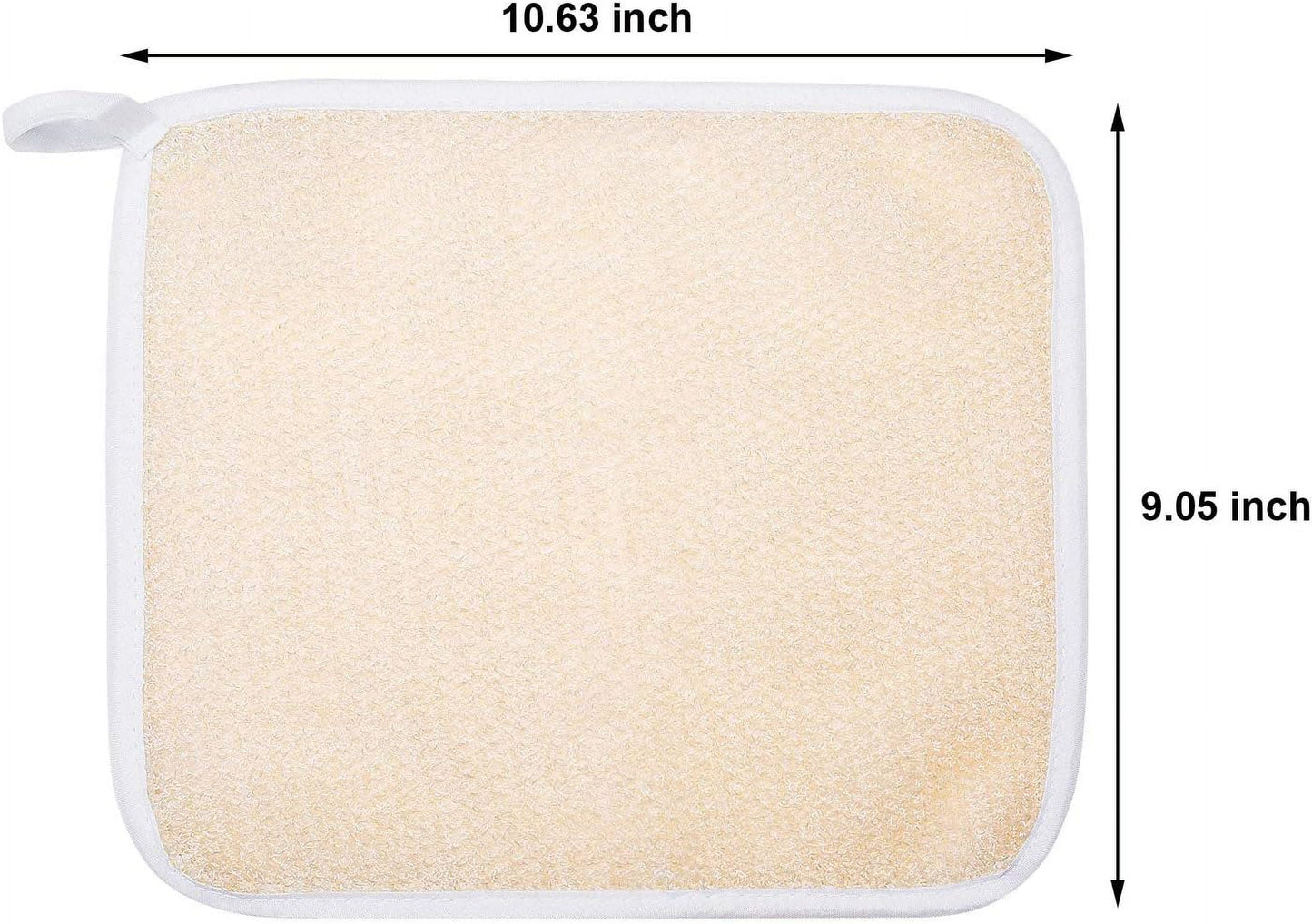 5 Pieces Exfoliating Face and Body Wash Cloths Towel Weave Bath Cloth Exfoliating Scrub Cloth Massage Bath Cloth for Women and Men