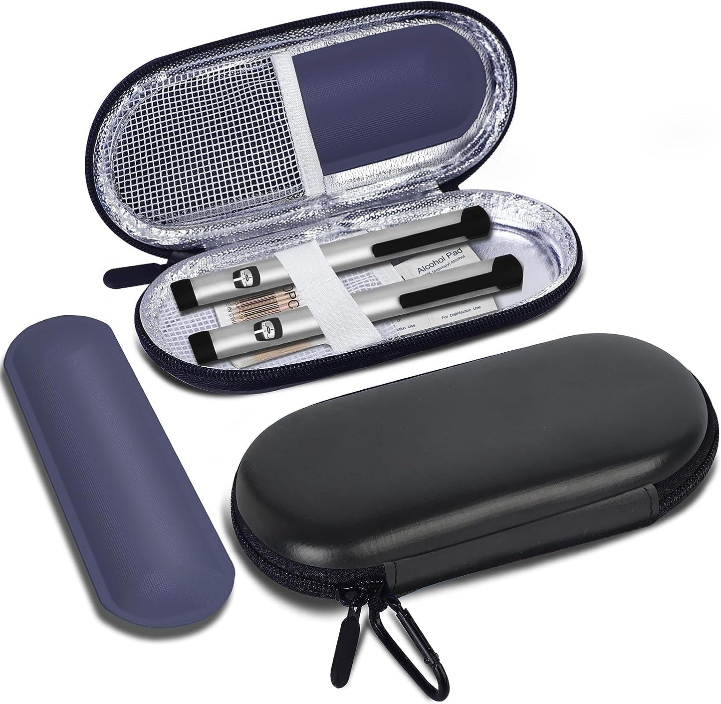 Insulin Cooler Travel Case with 2 Reusable Ice Packs for Insulin Pen Portable Medical Cooler Bag for Diabetes and Other Diabetic Supplies for the Daily Life and Trip