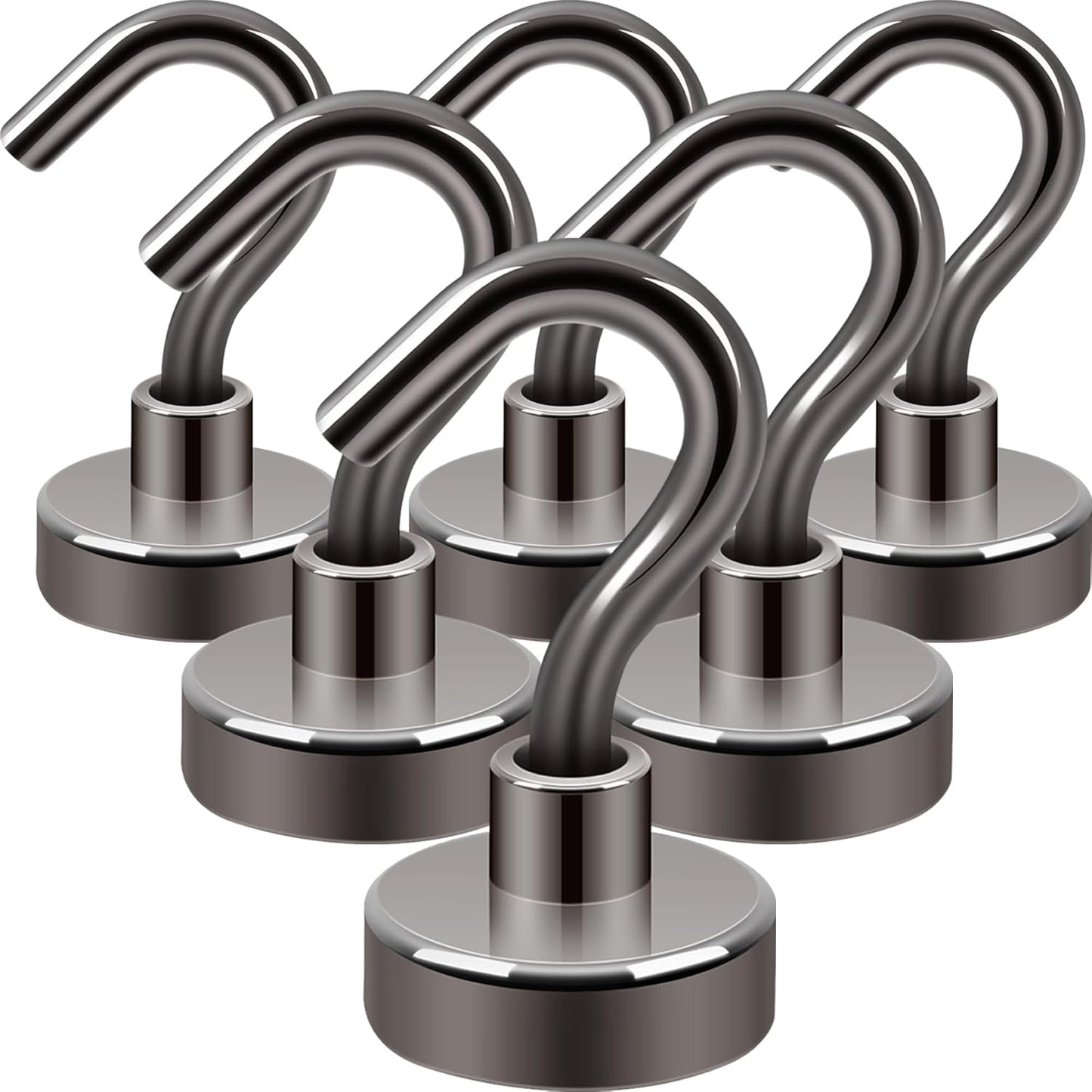 Magnetic Hooks, Cruise Ship Essentials, 30Lb+ Heavy Duty Magnetic Hooks for Cruise Cabins, Refrigerator, Grill, Hanging, and Travel | Extra Strong Must-Haves Magnet Hook