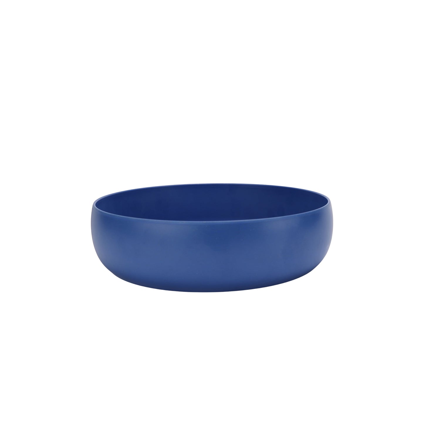 Bamboo Melamine Serving Bowl & Dip Bowl, Blue