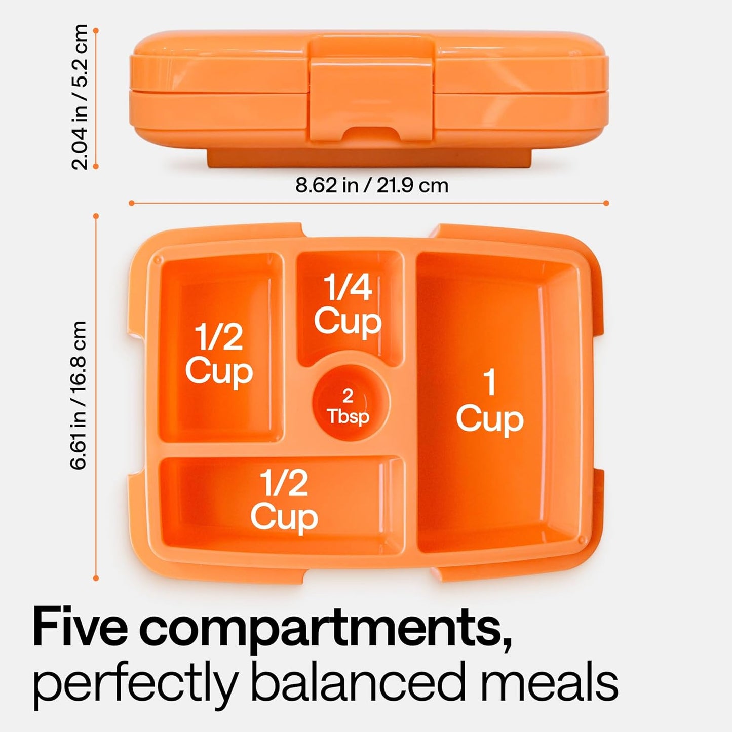 Bento Box for Kids with Hot & Cold Packs for Lunch Box Kids - Microwavable Lunch Containers with Compartments - Kids Bento Lunch Box for School - Lunchbox Bento Snack Box