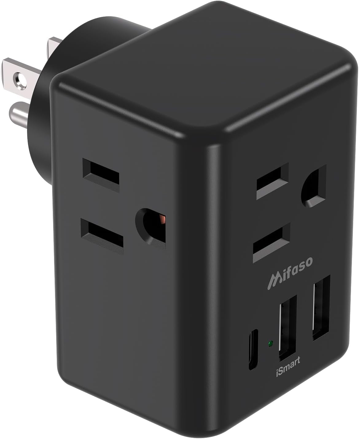 2 Pack Outlet Extender Multi Plug Outlet, USB Wall Charger, No Surge Protector Cruise Essentials for Ship and Travel, ETL Listed
