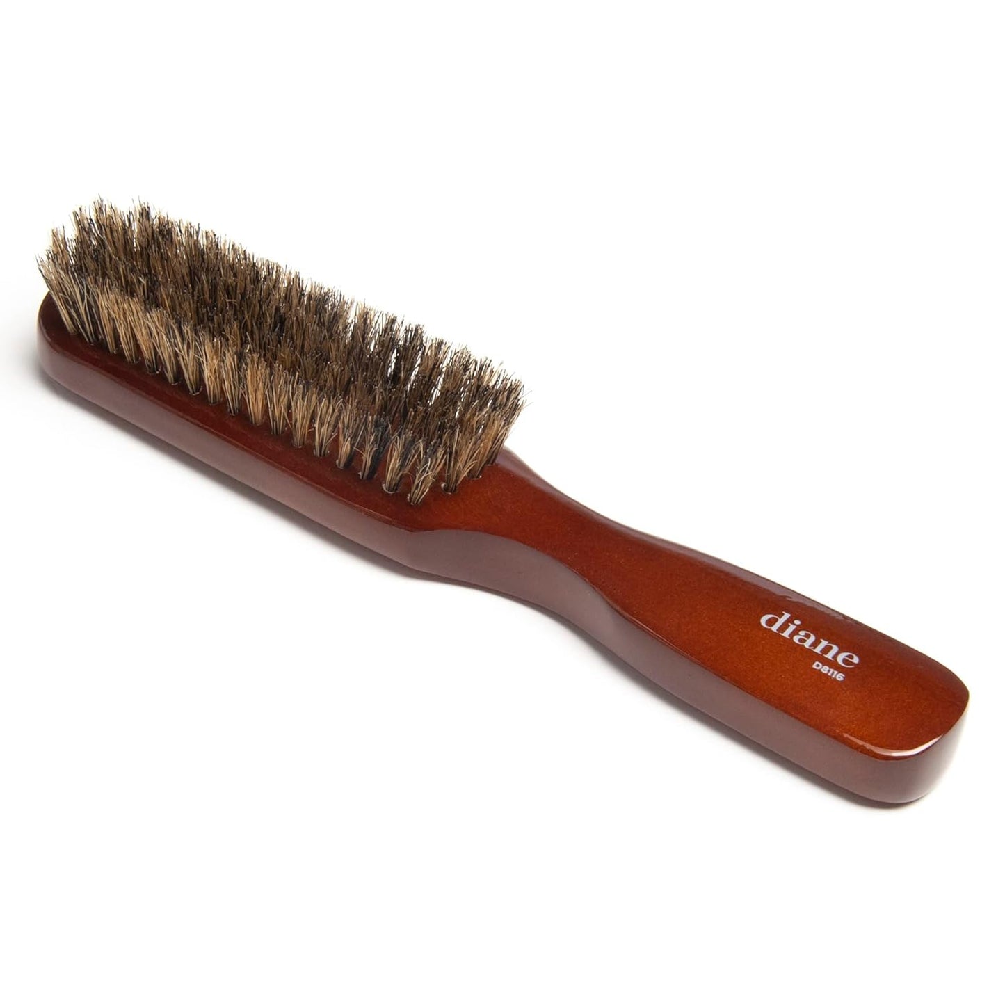 Premium 100% Boar Bristle 2-Sided Club Brush for Men and Barbers, Medium and Firm Bristles for Thick Coarse Hair, Detangling, Smoothing