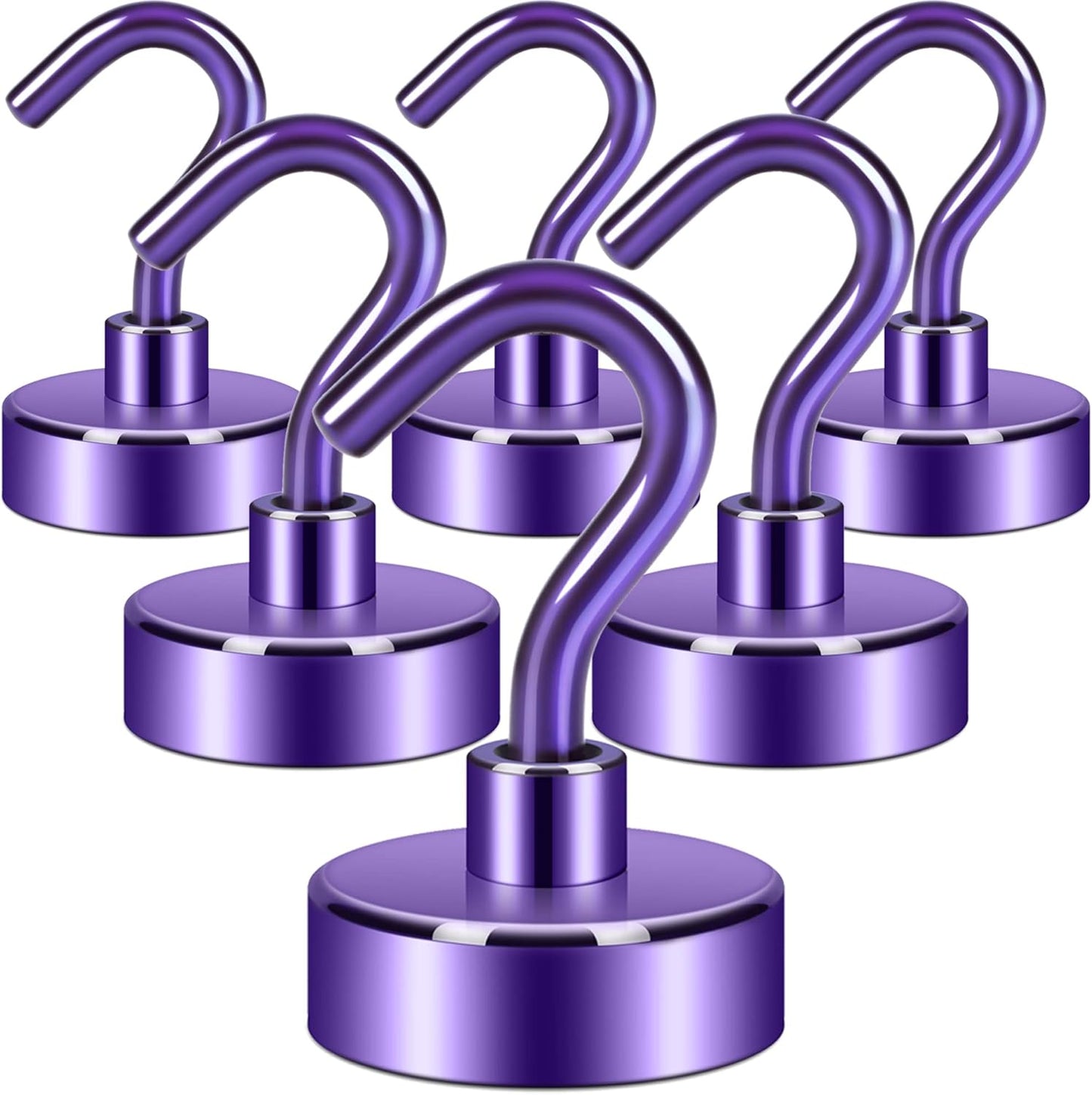 Magnetic Hooks, Cruise Ship Essentials, 30Lb+ Heavy Duty Magnetic Hooks for Cruise Cabins, Refrigerator, Grill, Hanging, and Travel | Extra Strong Must-Haves Magnet Hook