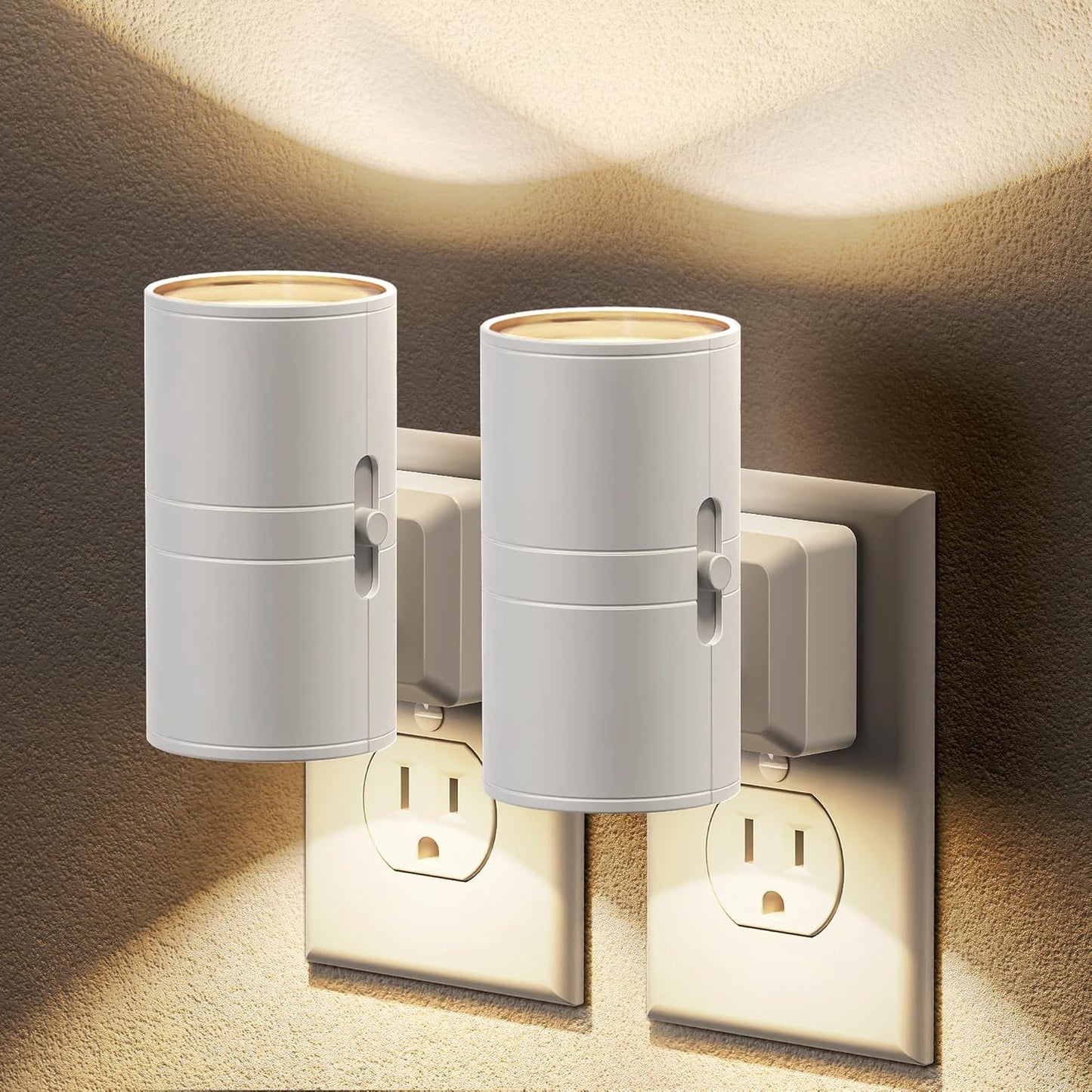 Color-Changing Plug-In Night Light with Auto Sensor