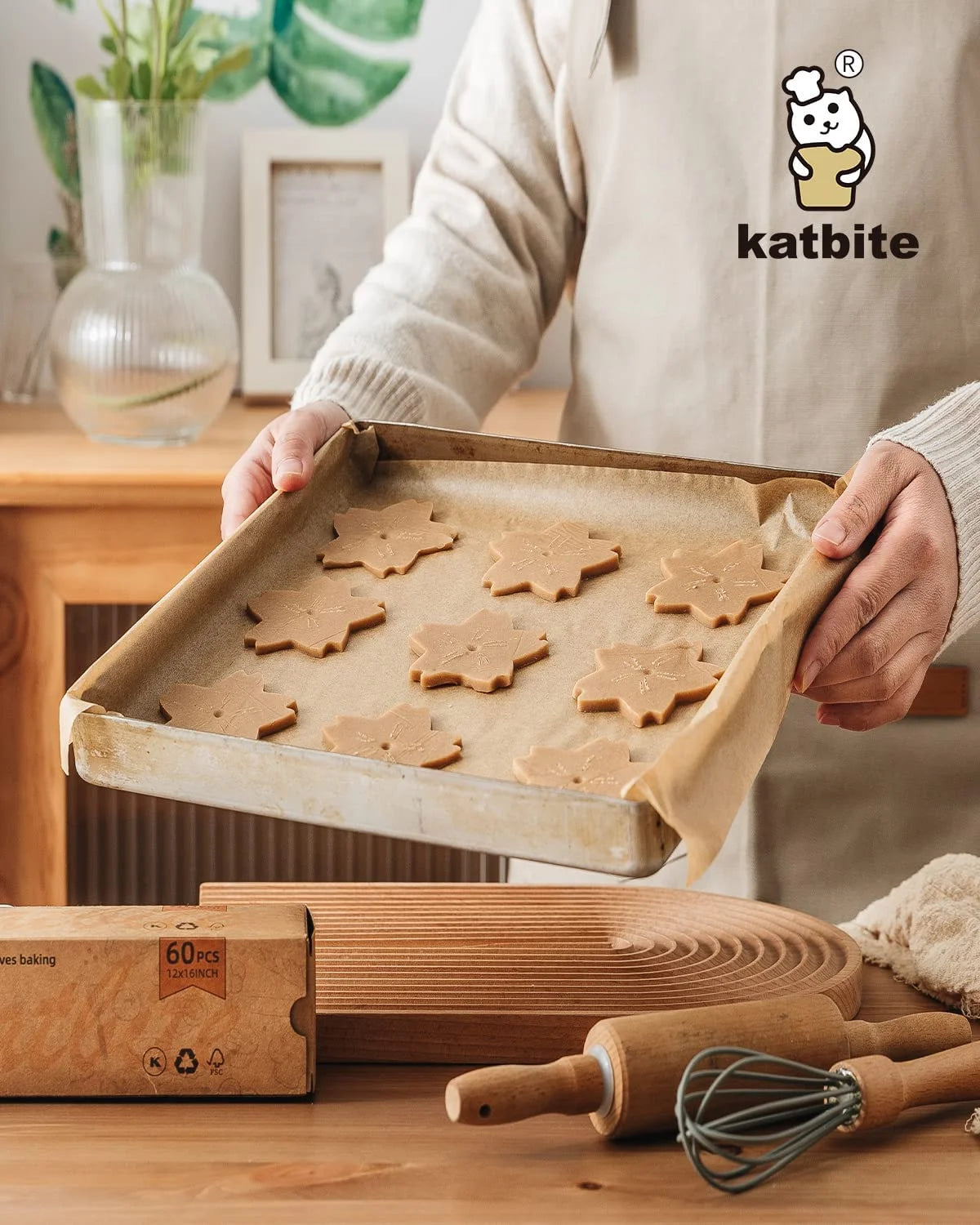 120Pcs 8X12 Inches Heavy Duty Parchment Paper Sheets for Baking