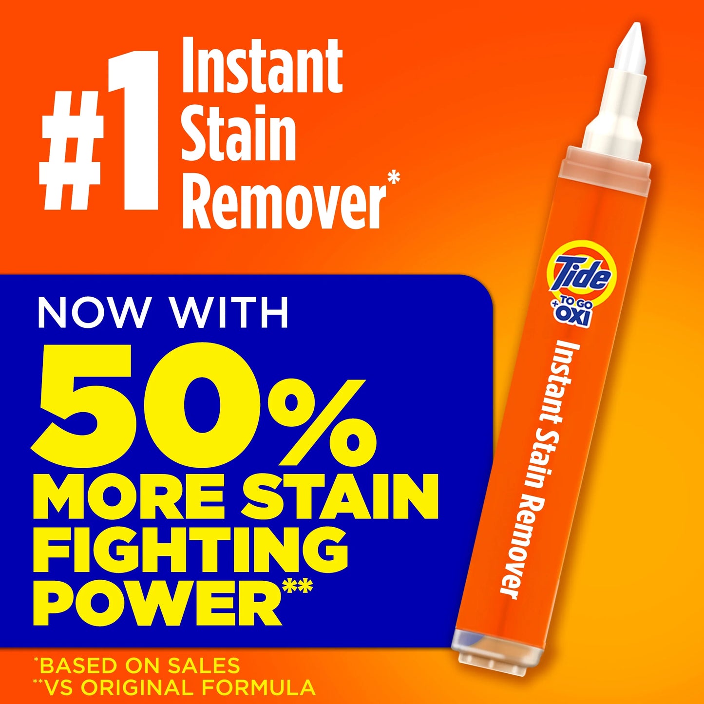 to Go Instant Laundry Stain Remover Pen and Spot Cleaner, Travel Size Stain Sticks, Fresh, 1.01 Fl Oz, 3 Count