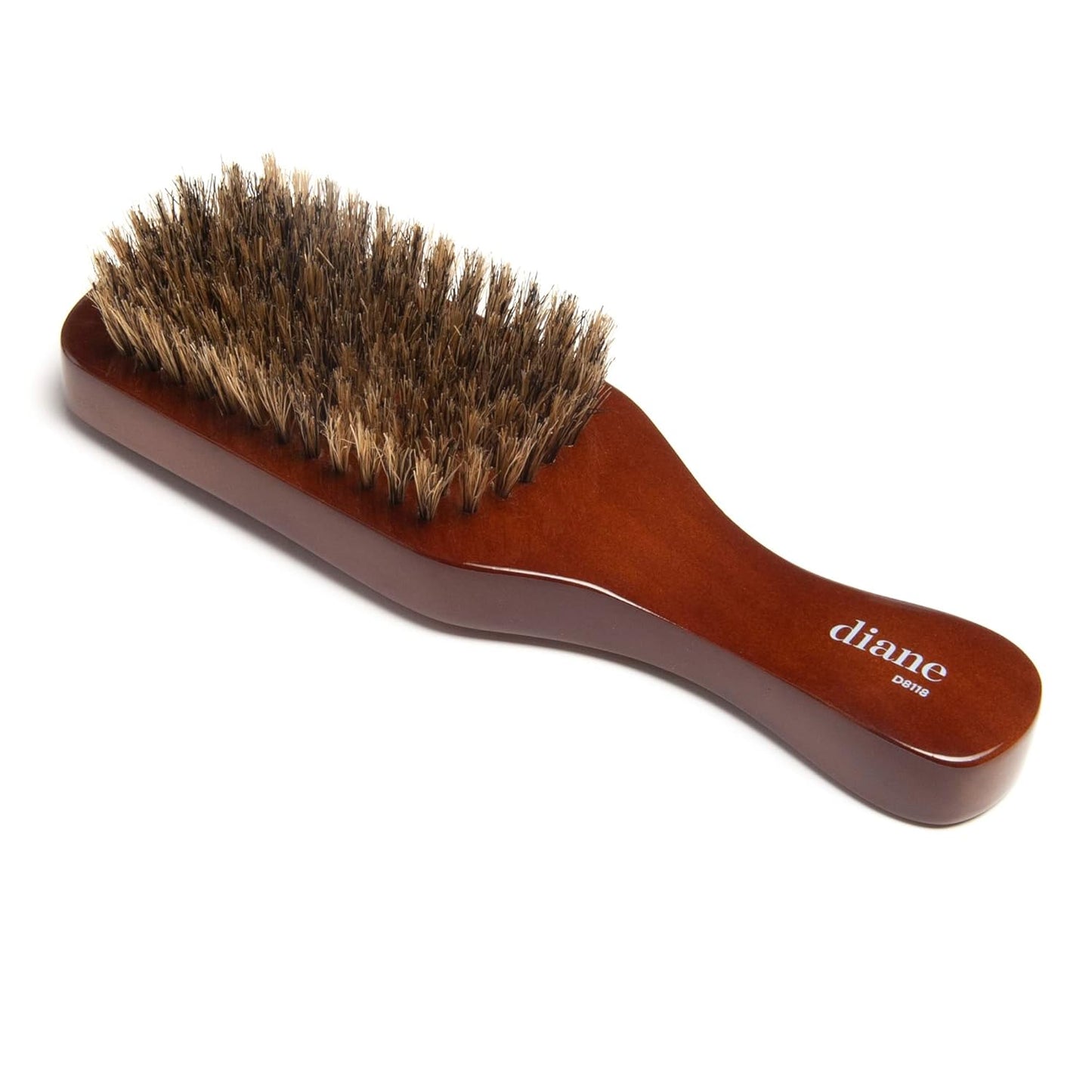 Premium 100% Boar Bristle 2-Sided Club Brush for Men and Barbers, Medium and Firm Bristles for Thick Coarse Hair, Detangling, Smoothing