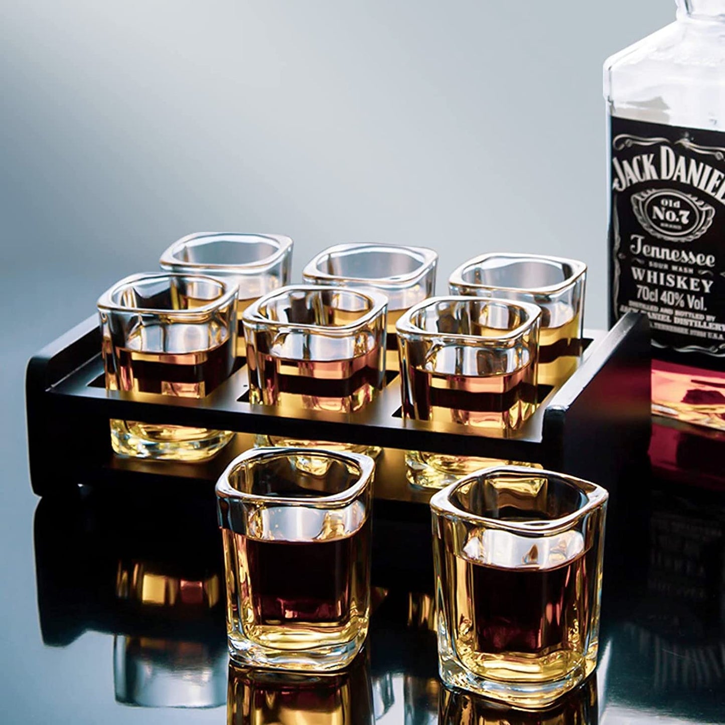 30 Pack Heavy Base Shot Glasses Bulk, 2.2 Oz Square Shot Glass Set, Clear Espresso Shot Glass, Small Whiskey Shot Glasses for Vodka, Whiskey, Tequila, Espressos, Spirits & Liquors