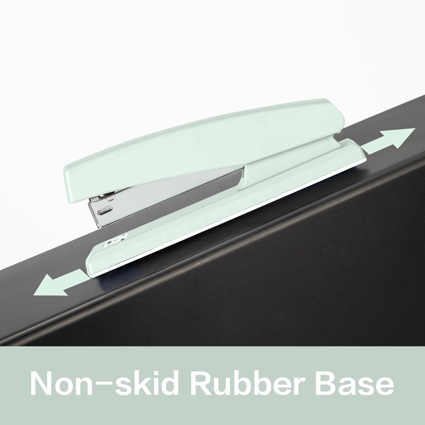 Desktop Office Stapler - 25 Sheet Capacity, Includes 1000 Staples, Staple Remover, Green