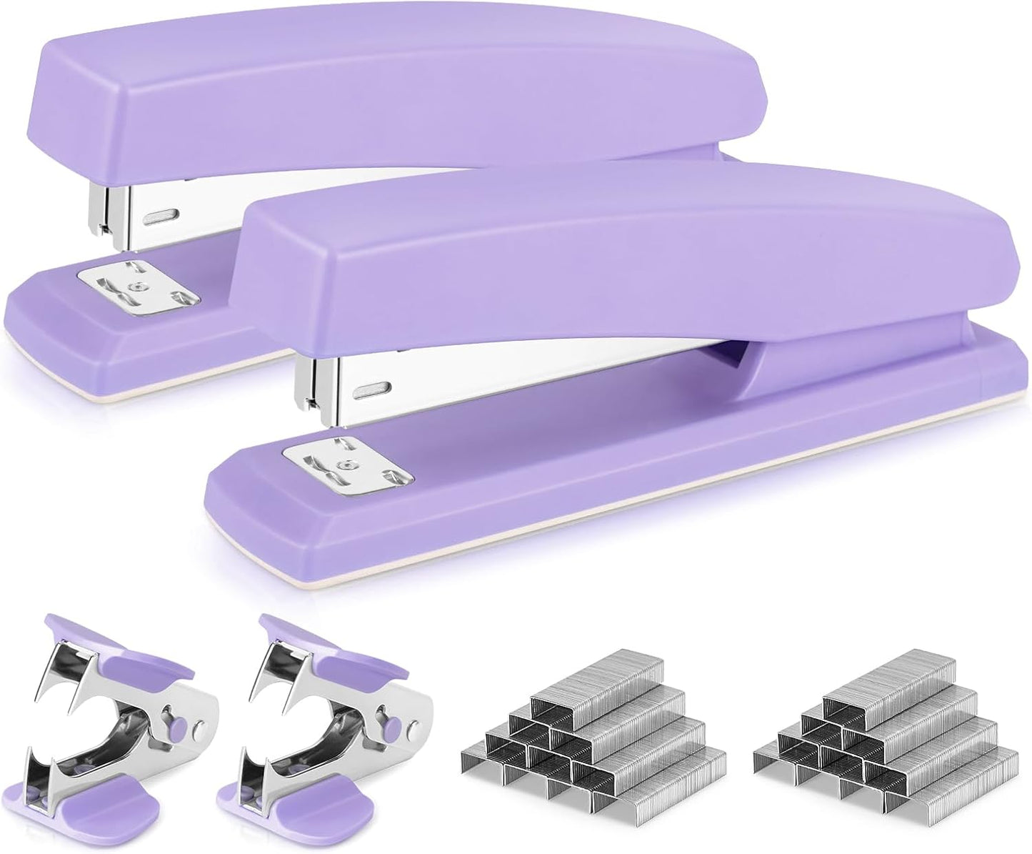 Desktop Office Stapler - 25 Sheet Capacity, Includes 1000 Staples, Staple Remover, Green