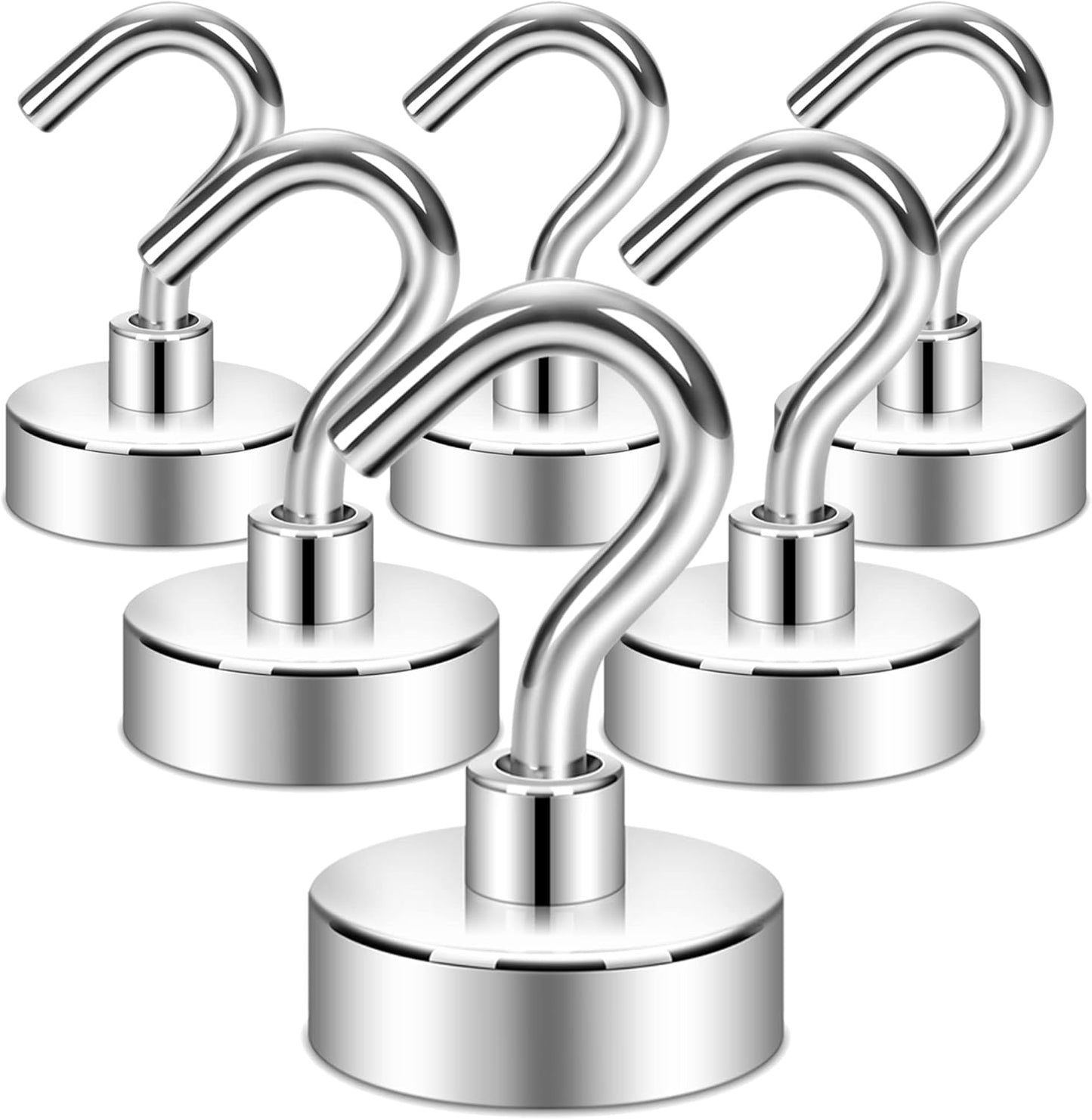 Magnetic Hooks, Cruise Ship Essentials, 30Lb+ Heavy Duty Magnetic Hooks for Cruise Cabins, Refrigerator, Grill, Hanging, and Travel | Extra Strong Must-Haves Magnet Hook