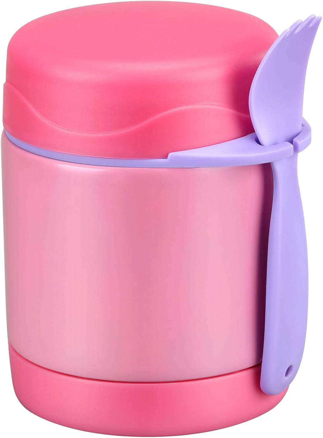 10Oz Soup Thermo for Hot Food Kids Insulated Food Jar,Thermo Hot Food Lunch Container, Width Mouth Stainless Steel Lunch Box for Kids with Spoon (Blue-Dinosaur)