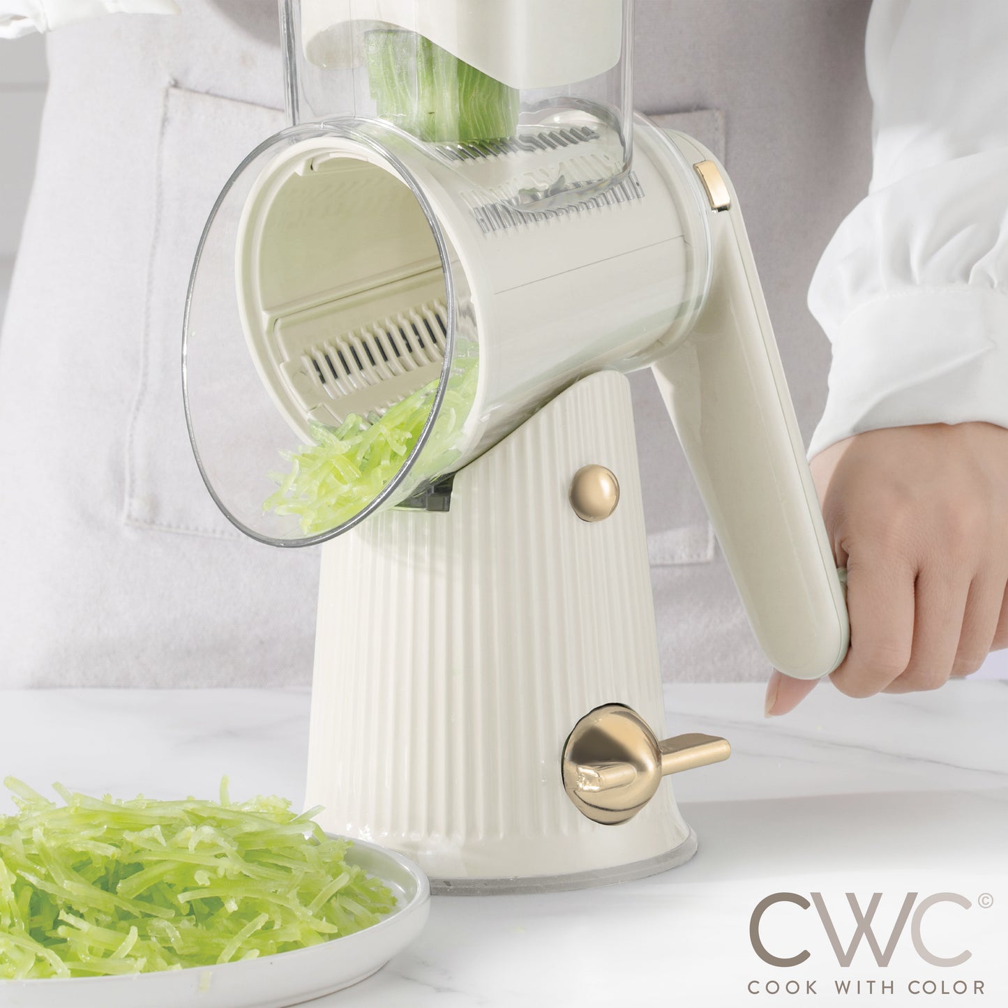 Cheese Grater Rotary – Easy-To-Use Food Shredder for Cheese, Cream