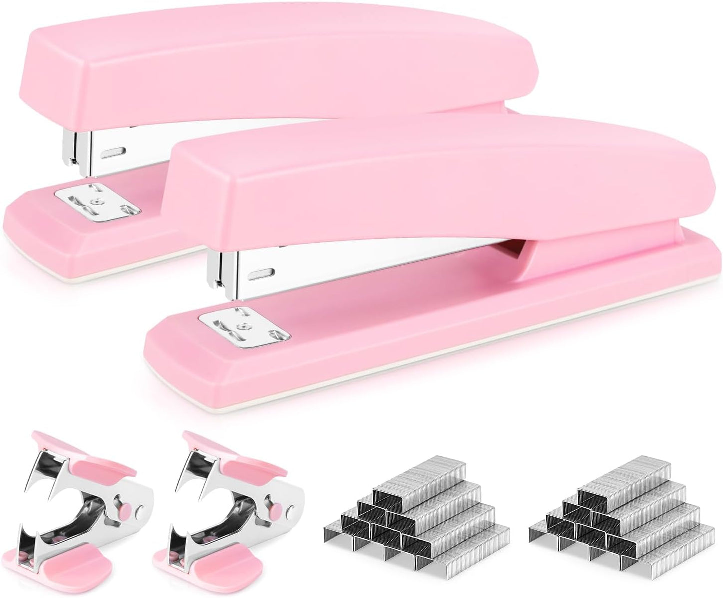 Desktop Office Stapler - 25 Sheet Capacity, Includes 1000 Staples, Staple Remover, Green