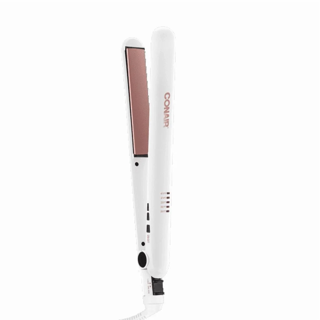 Double Ceramic 1" Flat Iron Hair Straightener, 5 Heat Settings