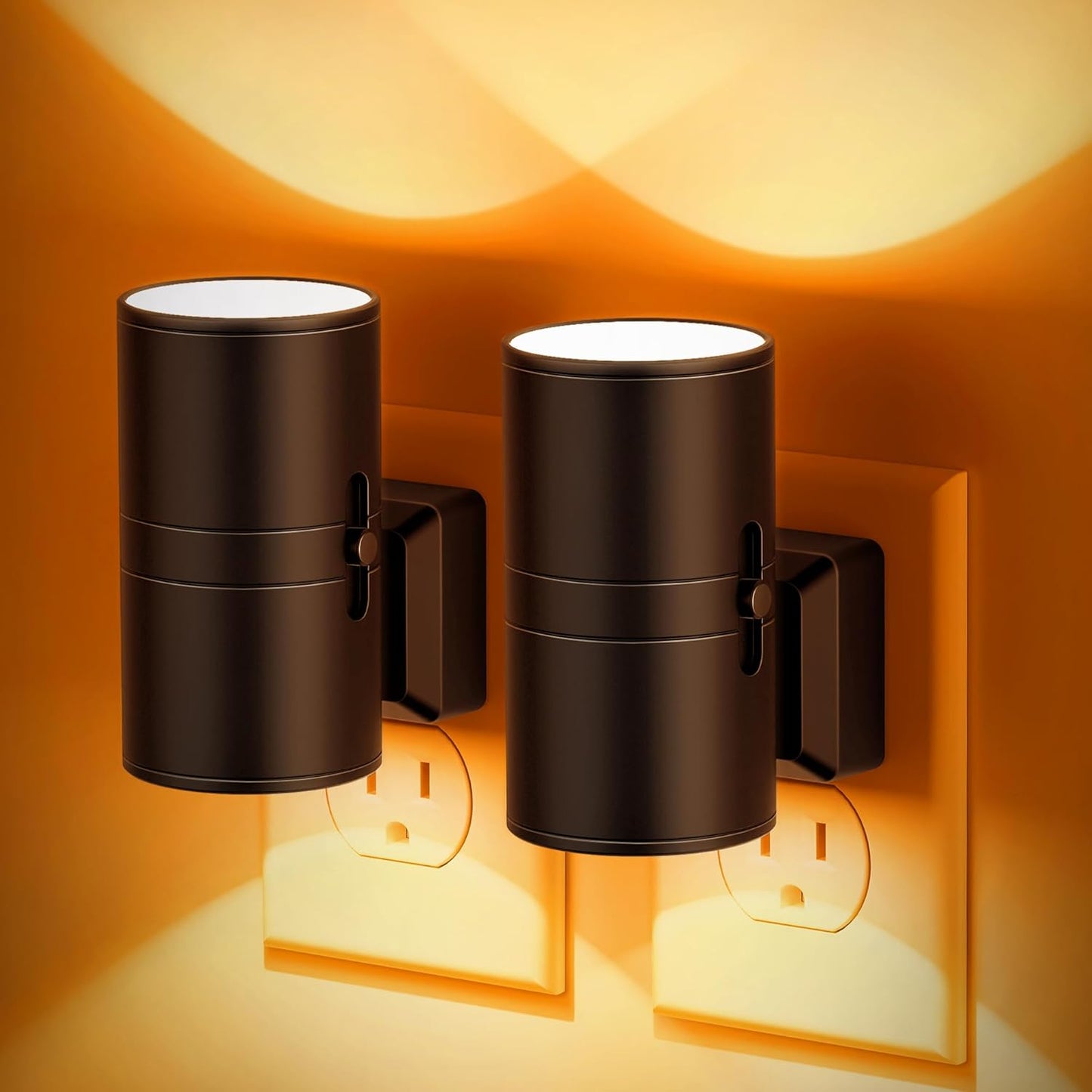 Color-Changing Plug-In Night Light with Auto Sensor