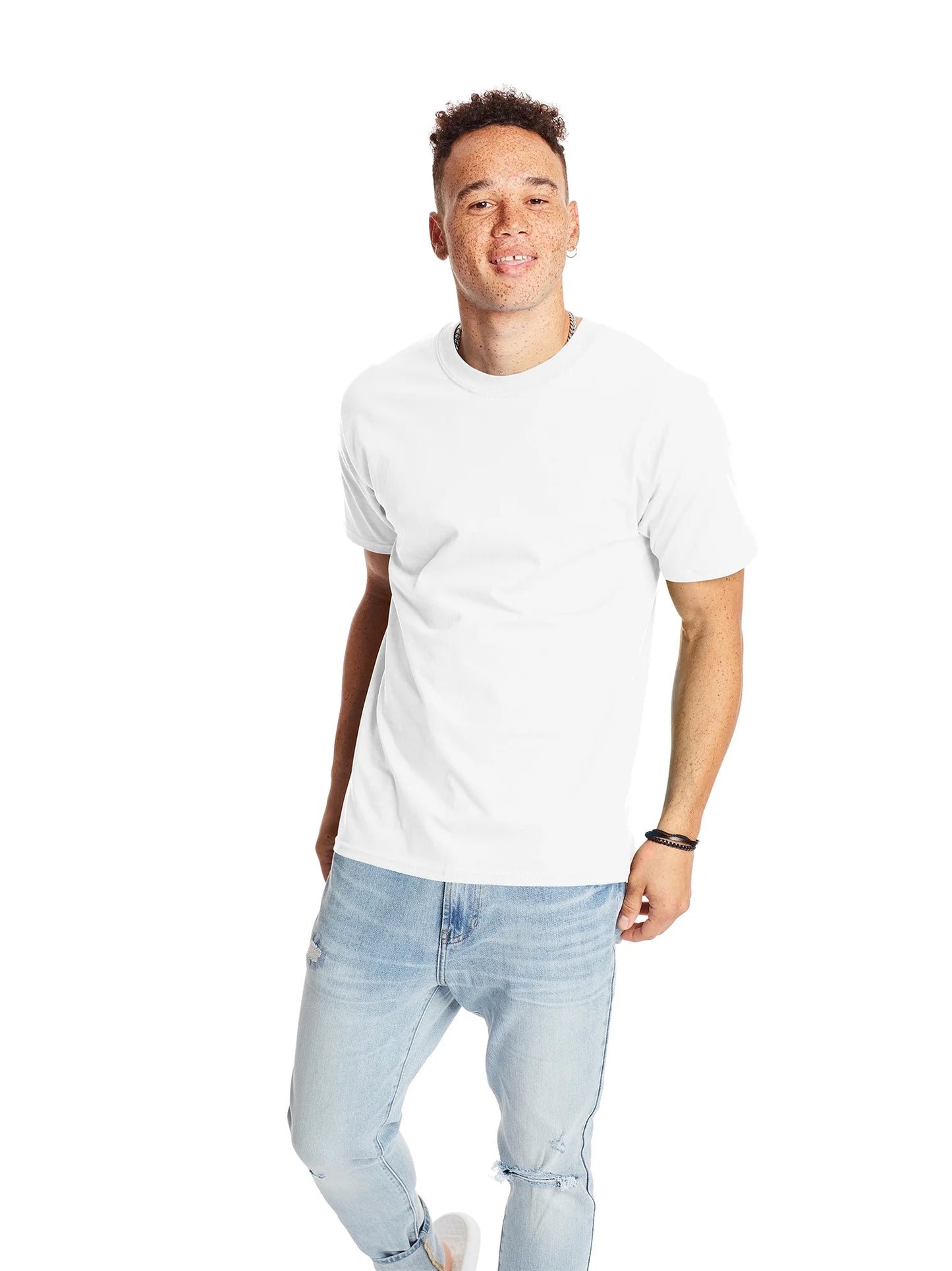 Men'S and Big Men'S Beefy T Cotton Short Sleeve T-Shirt, 3-Pack, Sizes S-3XL