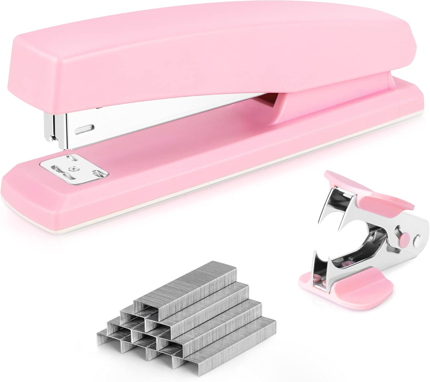 Desktop Office Stapler - 25 Sheet Capacity, Includes 1000 Staples, Staple Remover, Green