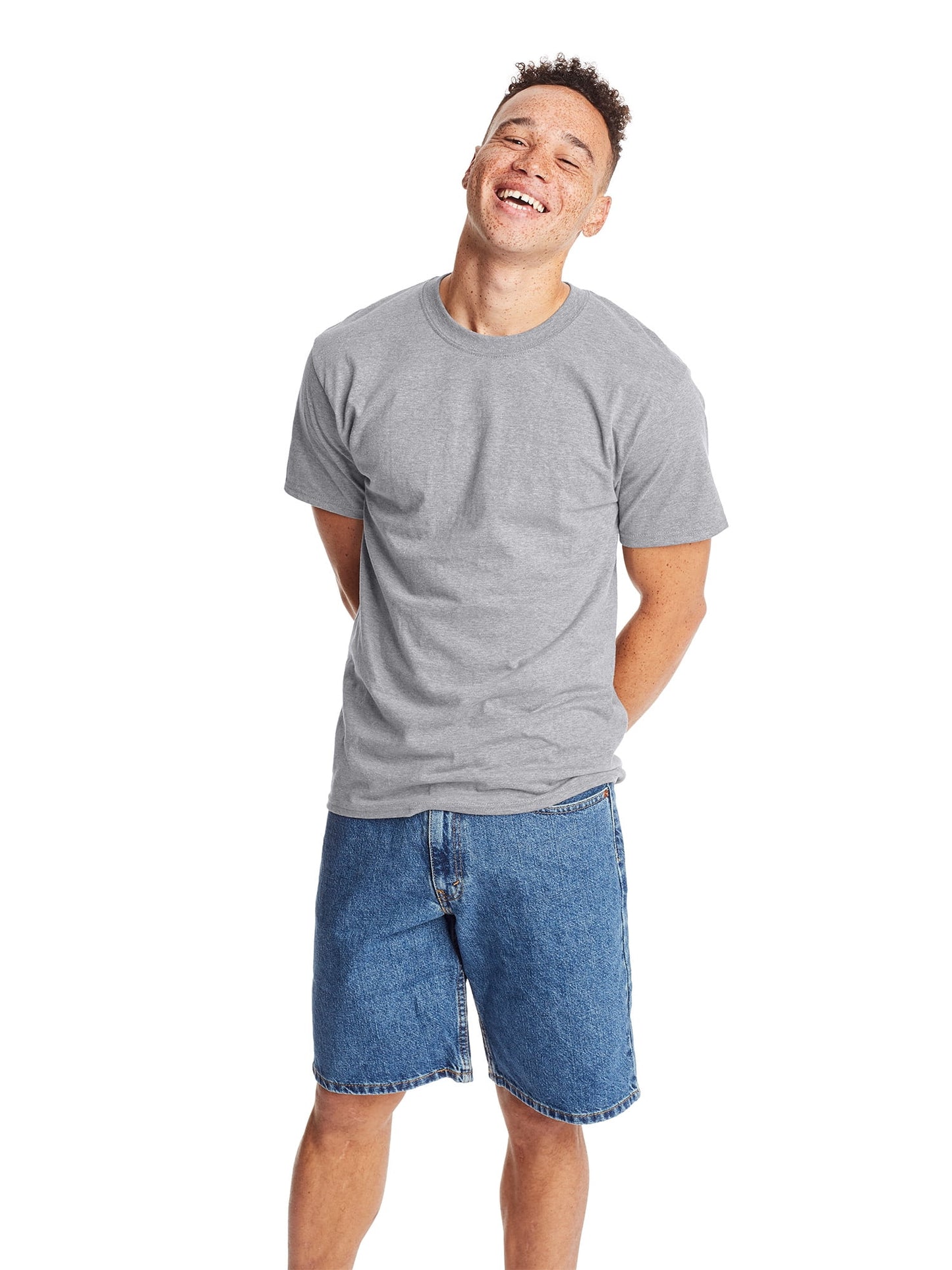 Men'S and Big Men'S Beefy T Cotton Short Sleeve T-Shirt, 3-Pack, Sizes S-3XL