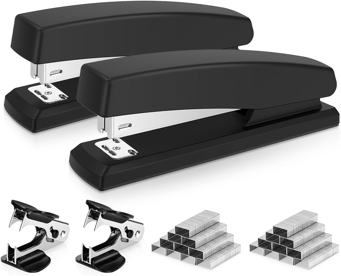 Desktop Office Stapler - 25 Sheet Capacity, Includes 1000 Staples, Staple Remover, Green