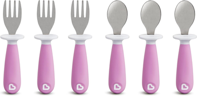 Toddler Fork & Spoon Set 4pk – BPA Free Resting Utensils
