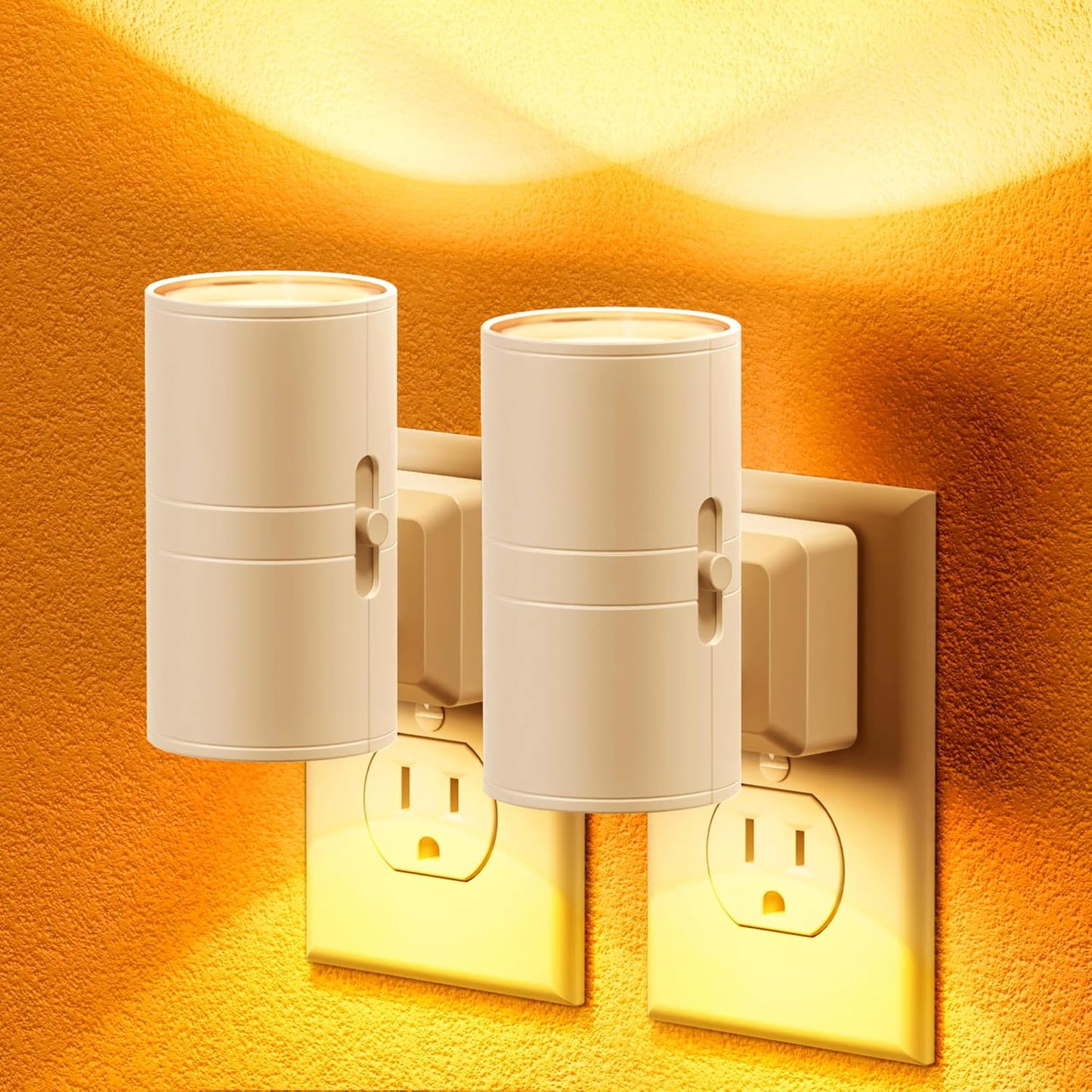 Color-Changing Plug-In Night Light with Auto Sensor
