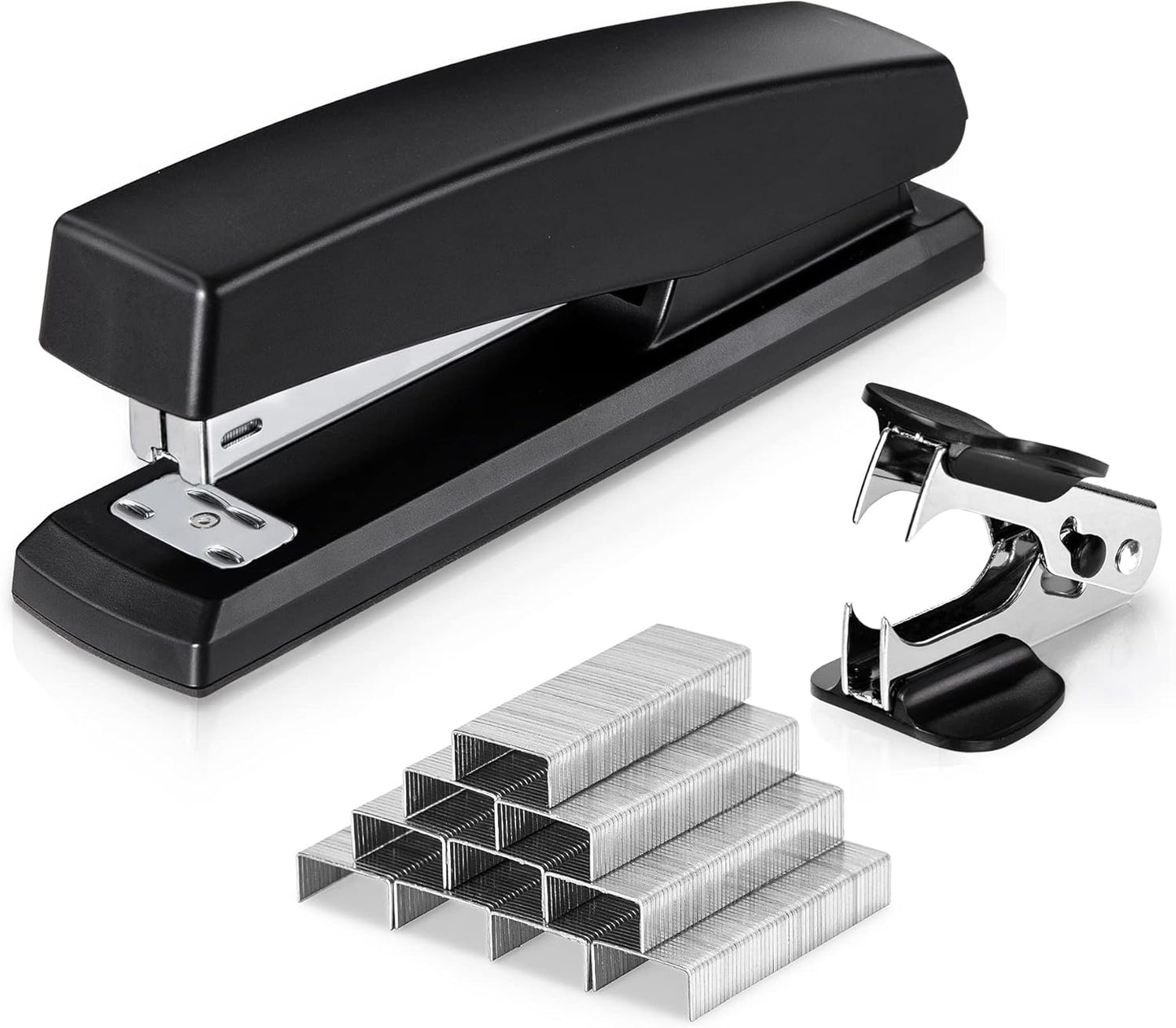 Desktop Office Stapler - 25 Sheet Capacity, Includes 1000 Staples, Staple Remover, Green