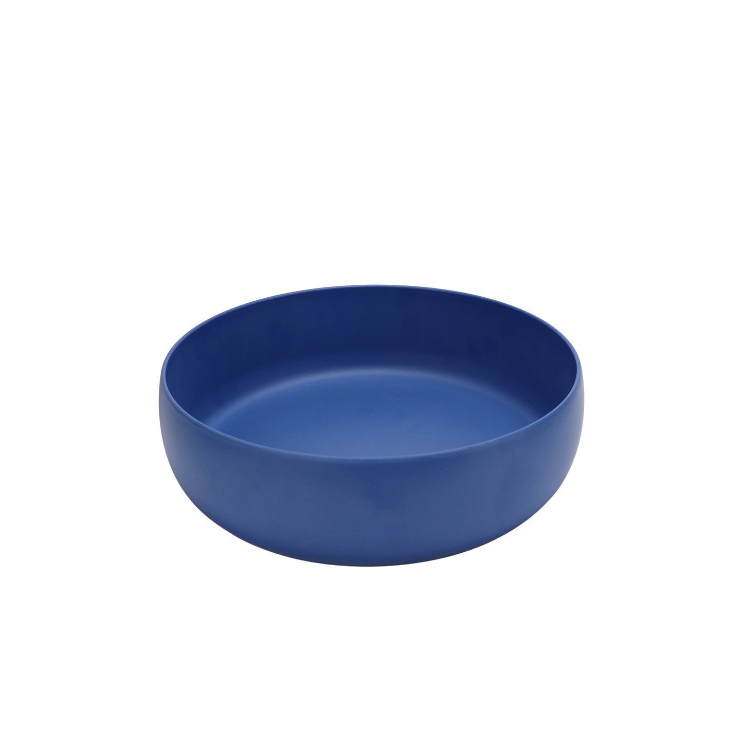 Bamboo Melamine Serving Bowl & Dip Bowl, Blue