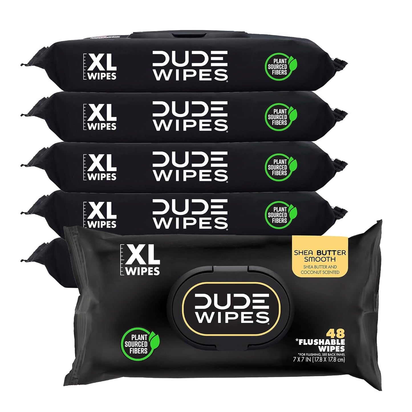 - Flushable Wipes - 6 Pack, 288 Count - Mint Chill - Vitamin-E, Aloe, Eucalyptus & Tea Tree Oils - Septic and Sewer Safe