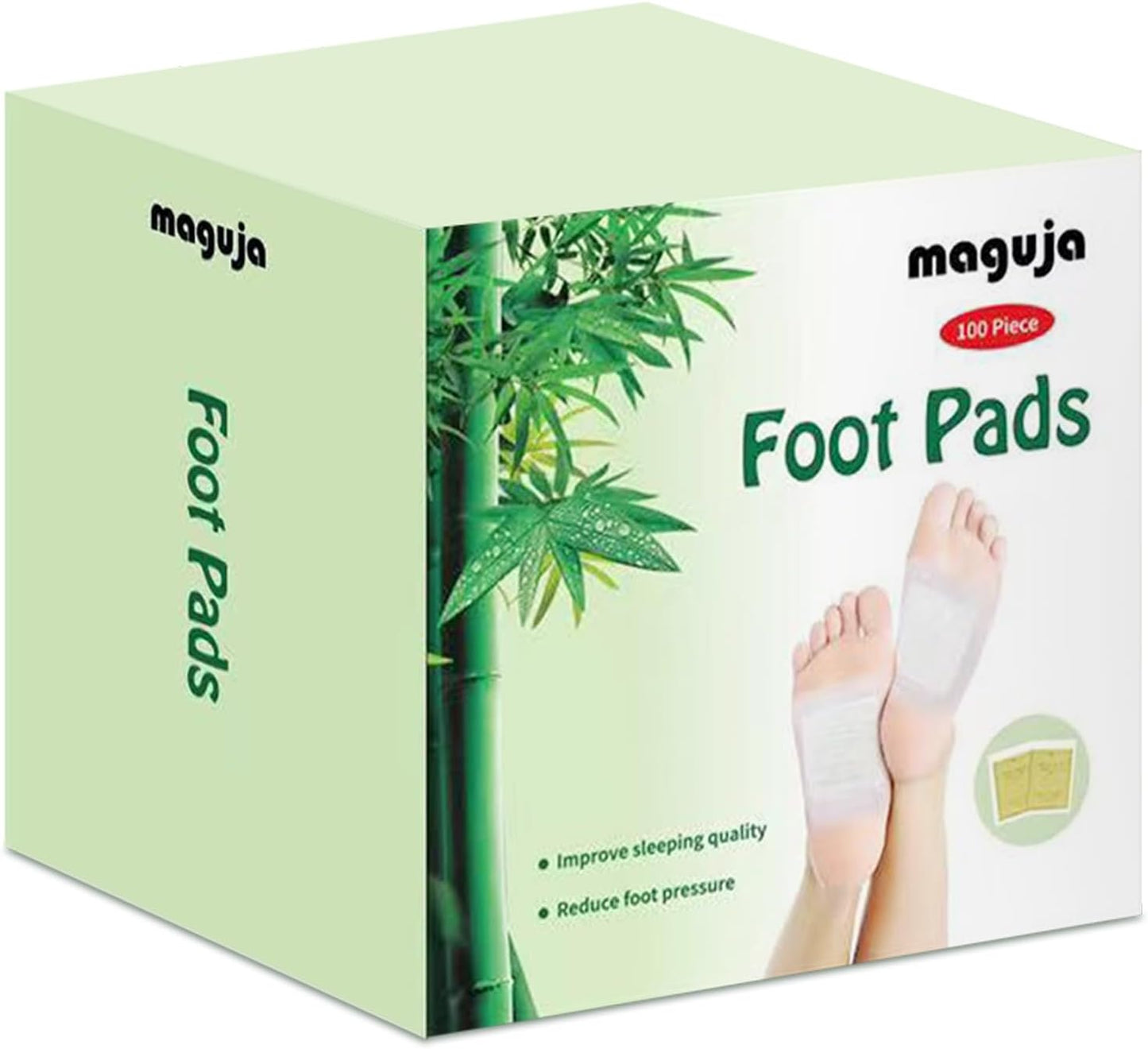 Natural Detox Foot Pads with Adhesive Sheets (100-Pack)
