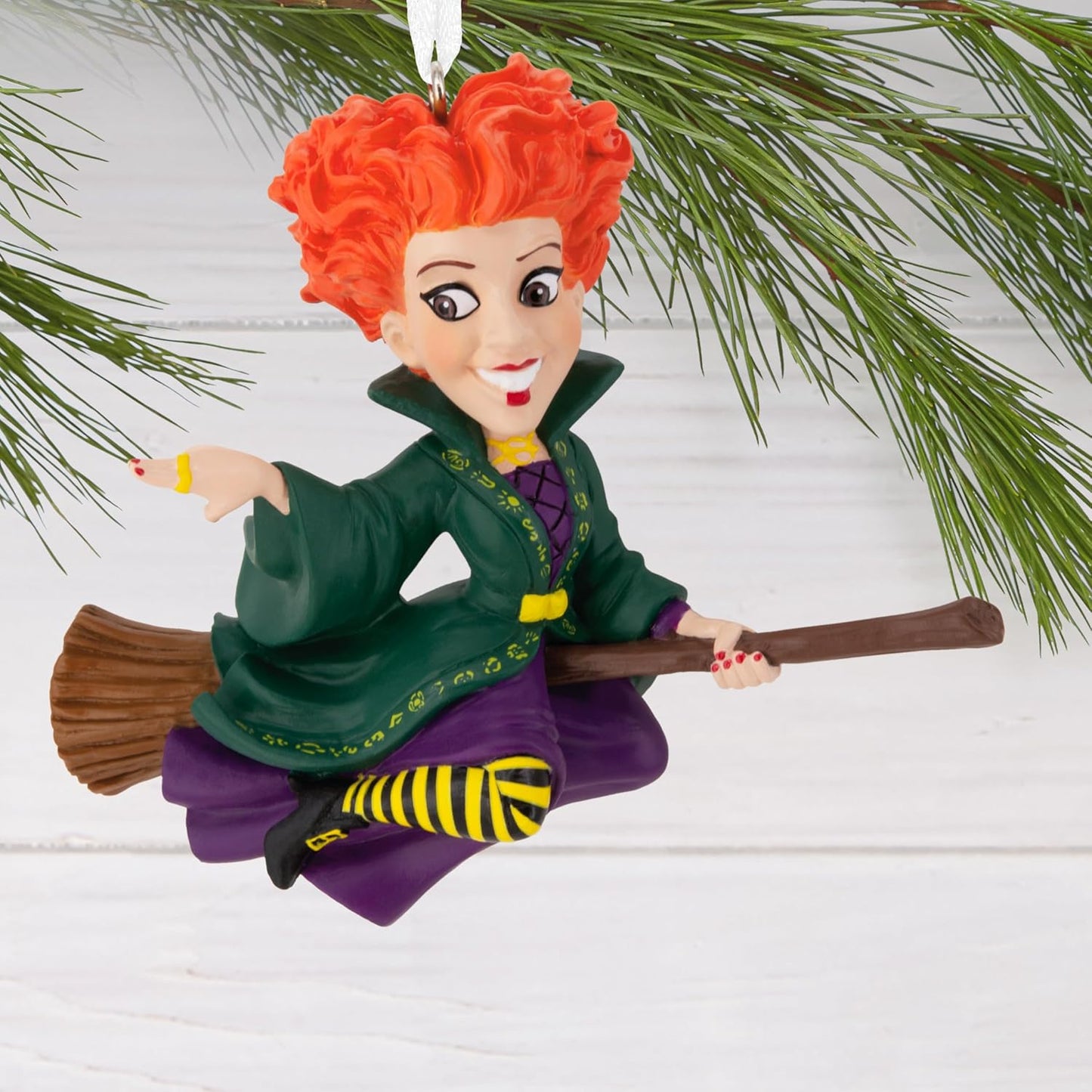 Hallmark Disney Hocus Pocus Winifred Sanderson Ornament – Witch on Broomstick