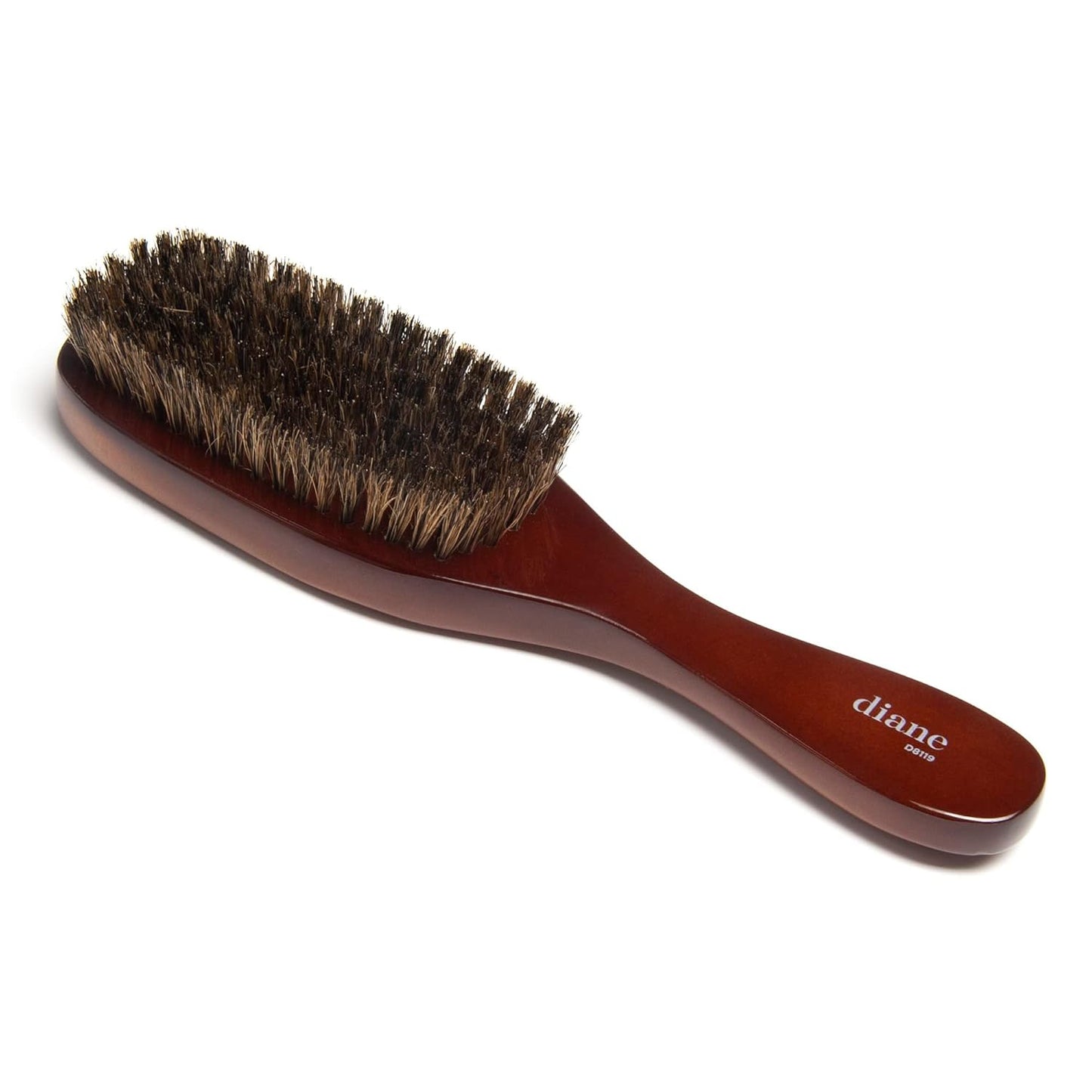 Premium 100% Boar Bristle 2-Sided Club Brush for Men and Barbers, Medium and Firm Bristles for Thick Coarse Hair, Detangling, Smoothing