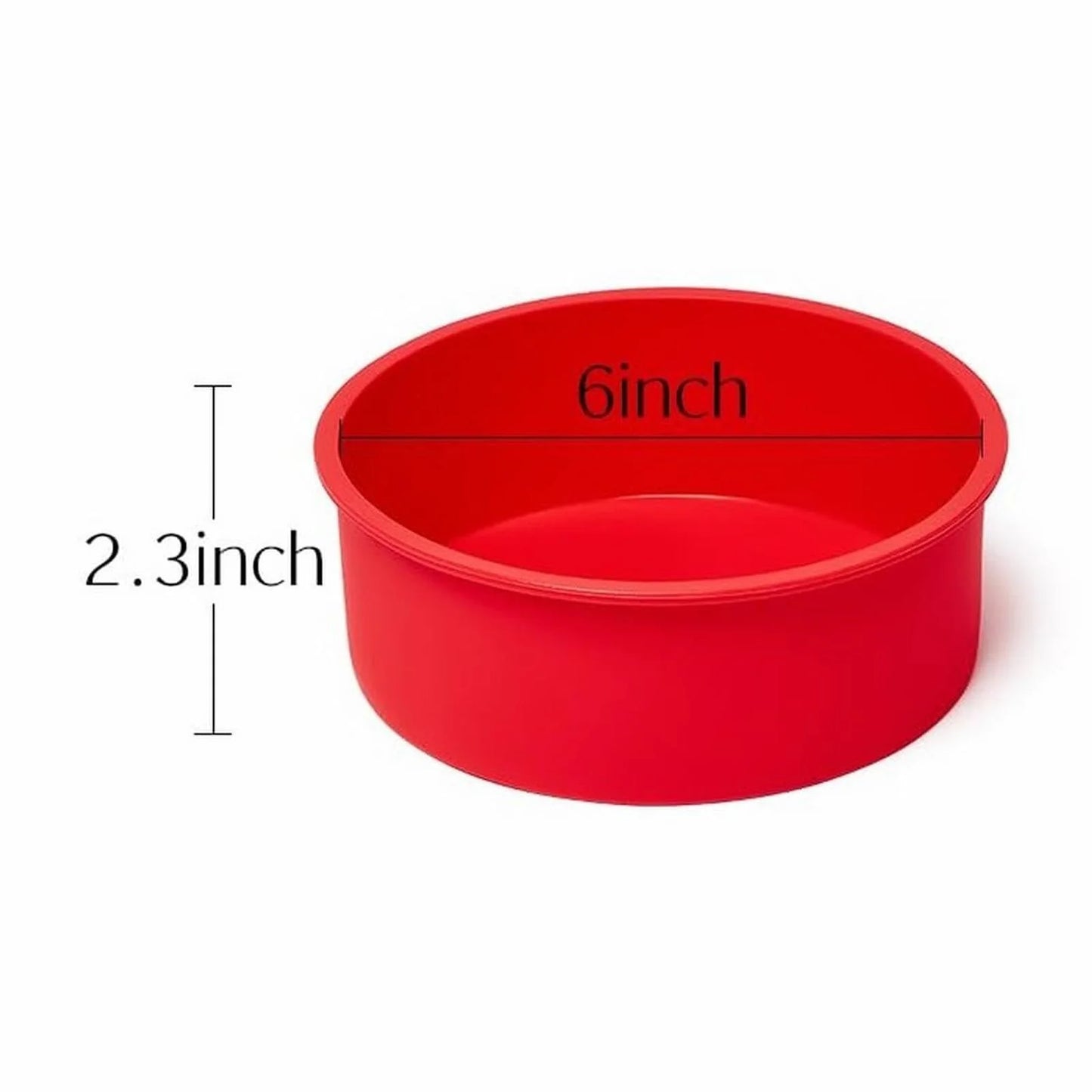 on Sale! Silicone Cake Pans for Baking round Cake for Cupcake Cheese Cakes and Cakes Non Stick Silicone Bakeware Sets Kitchen Fork Clearance