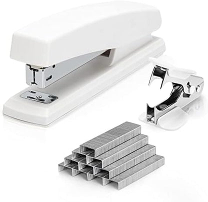 Desktop Office Stapler - 25 Sheet Capacity, Includes 1000 Staples, Staple Remover, Green