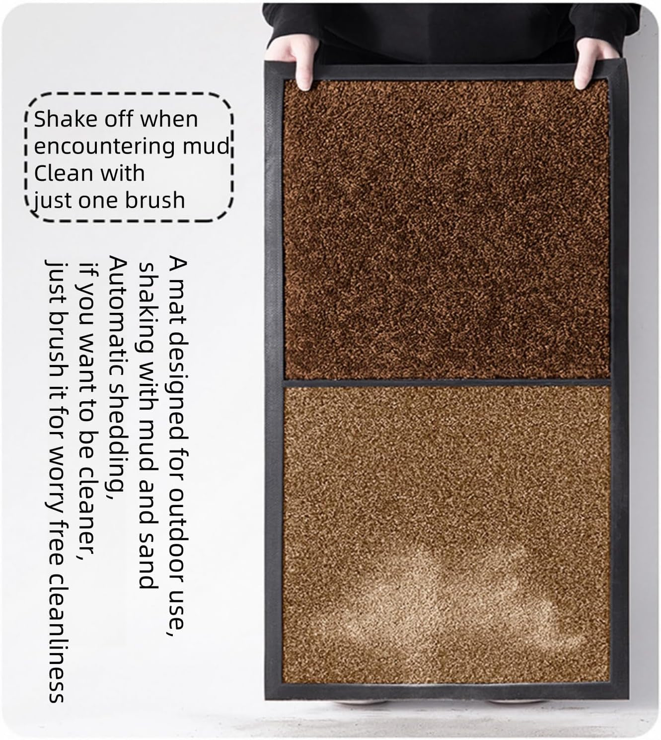 Disinfection Floor Pad Mat Sanitizing Floor Mat Multifunction Entrance Mat Footbath Mat Rugshoe Mat Home Hotel (Grey)