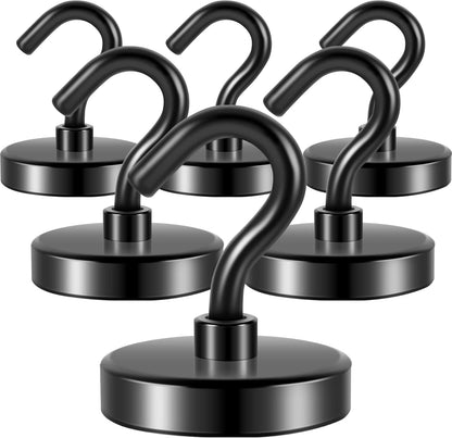 Magnetic Hooks, Cruise Ship Essentials, 30Lb+ Heavy Duty Magnetic Hooks for Cruise Cabins, Refrigerator, Grill, Hanging, and Travel | Extra Strong Must-Haves Magnet Hook