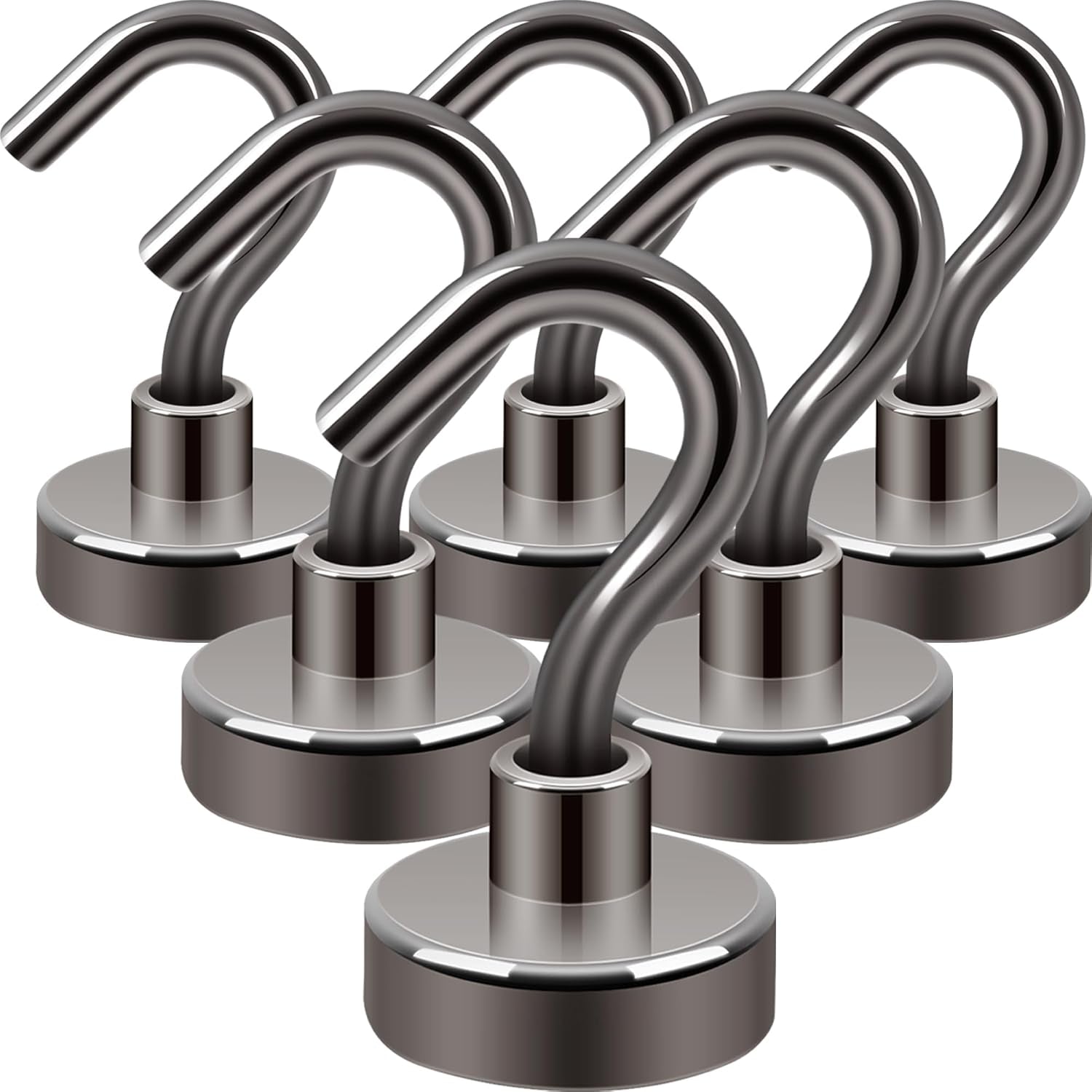 Magnetic Hooks, Cruise Ship Essentials, 30Lb+ Heavy Duty Magnetic Hooks for Cruise Cabins, Refrigerator, Grill, Hanging, and Travel | Extra Strong Must-Haves Magnet Hook