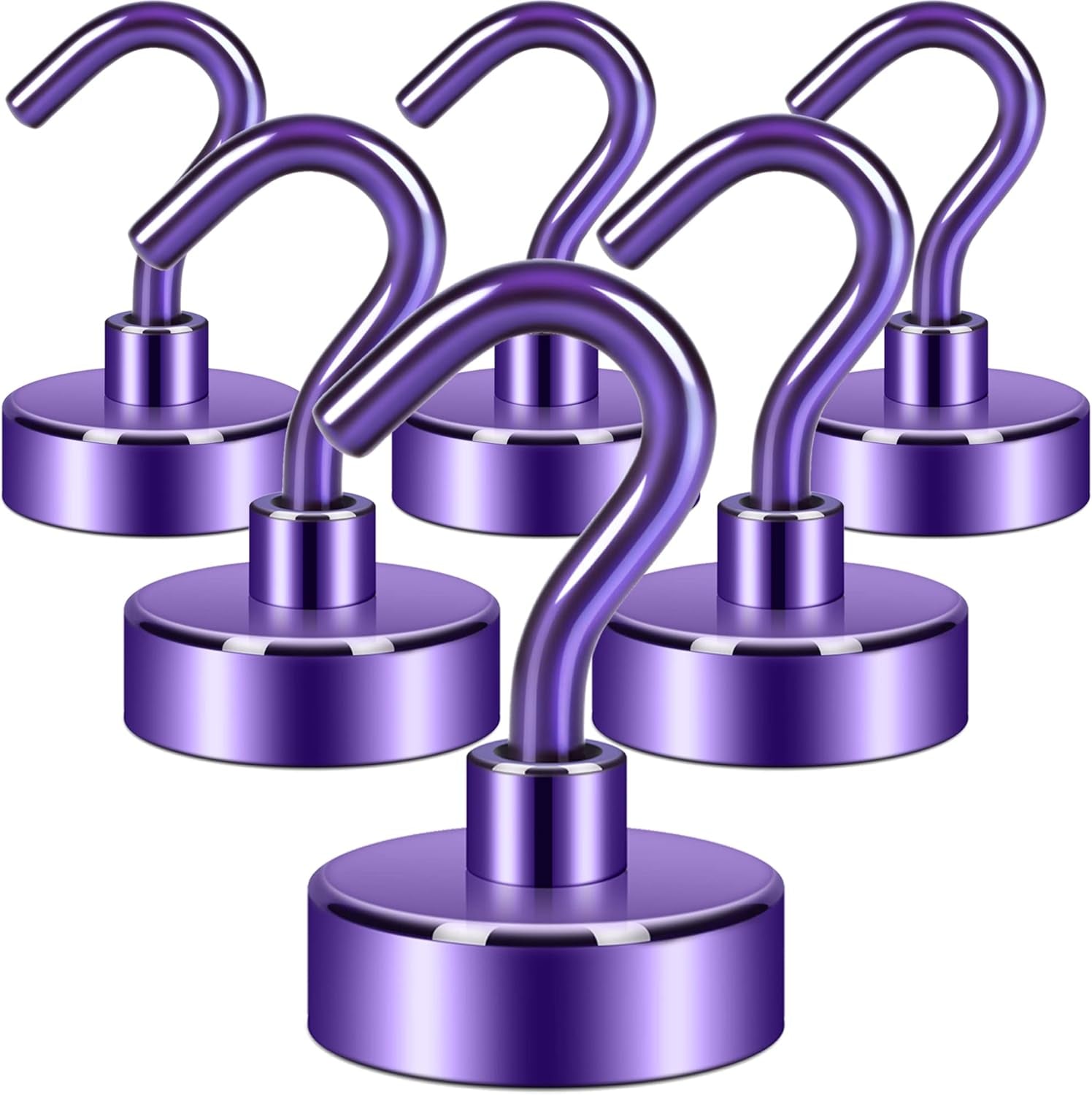 Magnetic Hooks, Cruise Ship Essentials, 30Lb+ Heavy Duty Magnetic Hooks for Cruise Cabins, Refrigerator, Grill, Hanging, and Travel | Extra Strong Must-Haves Magnet Hook