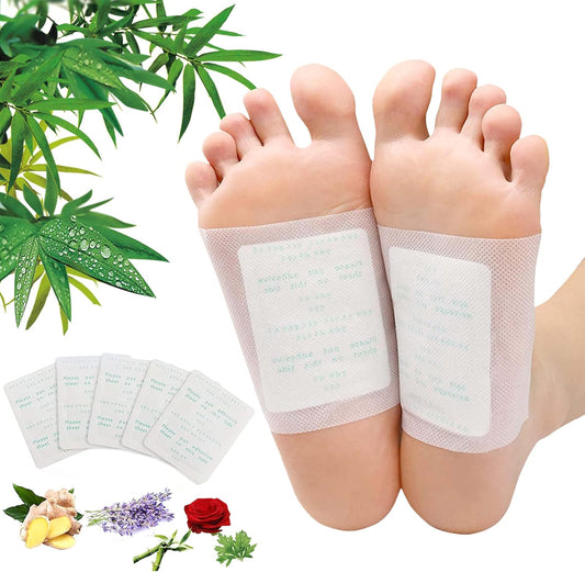 Natural Detox Foot Pads with Adhesive Sheets (100-Pack)