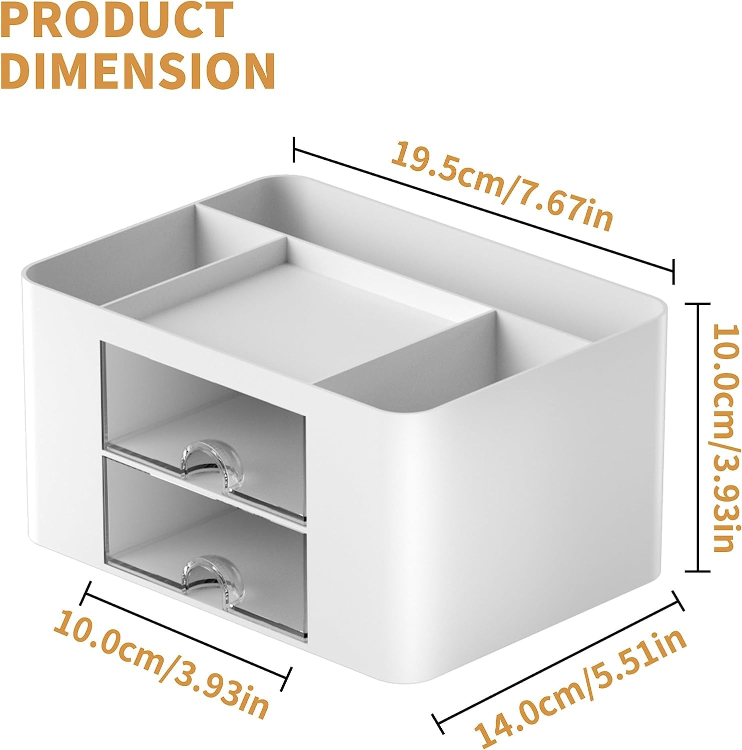 Compact Desk Organizer with Drawers