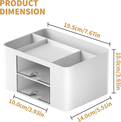 Compact Desk Organizer with Drawers