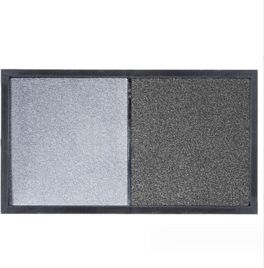 Disinfection Floor Pad Mat Sanitizing Floor Mat Multifunction Entrance Mat Footbath Mat Rugshoe Mat Home Hotel (Grey)